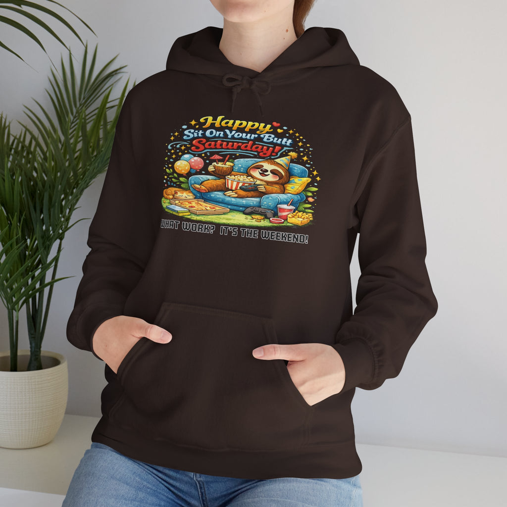 Saturday - Procrastination Sloth Series Hoodie