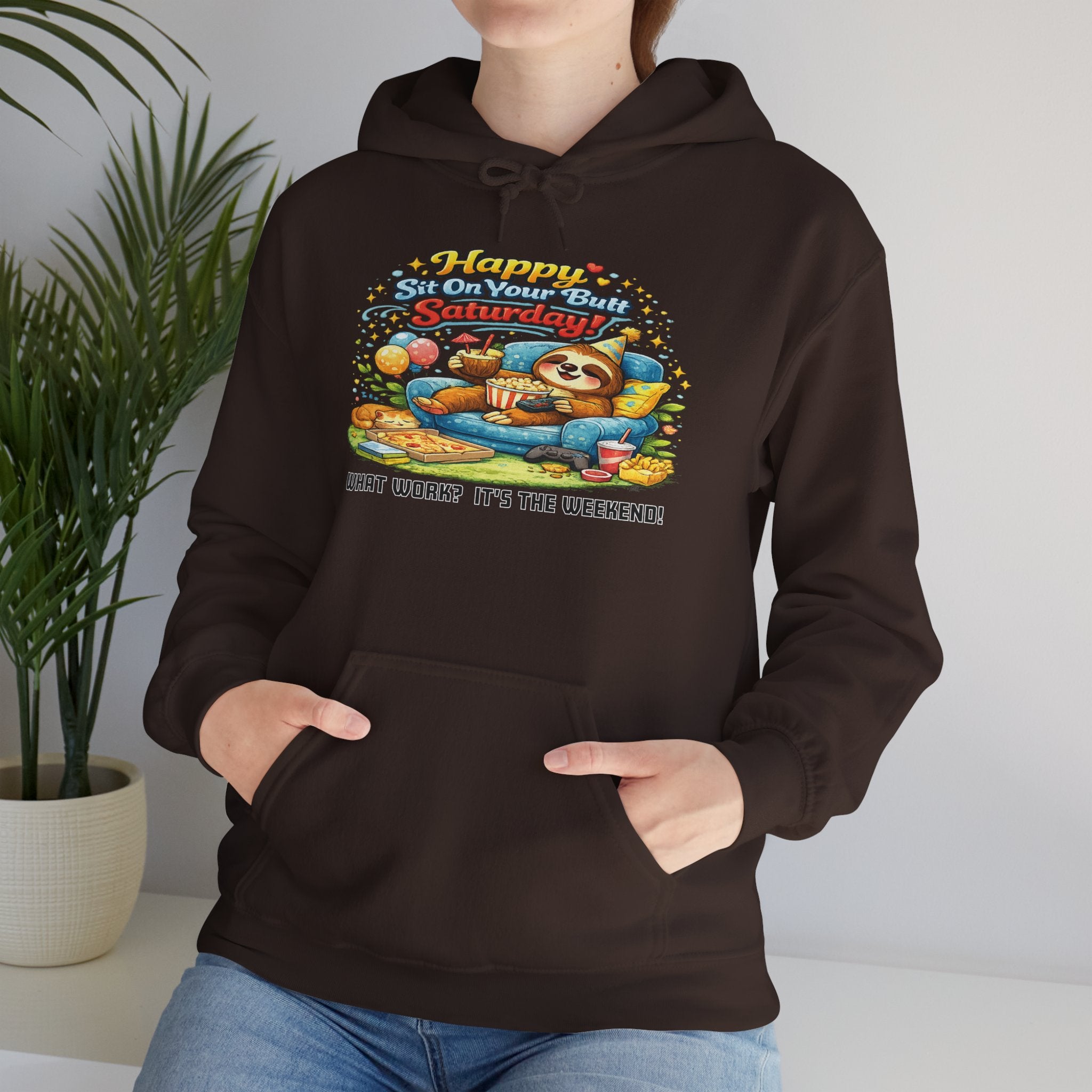 Saturday - Procrastination Sloth Series Hoodie