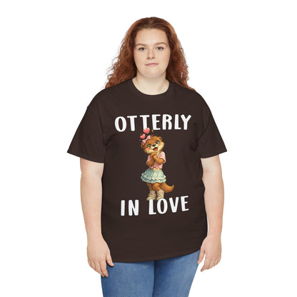 "Otterly In Love" Girl Tee - Otter Series