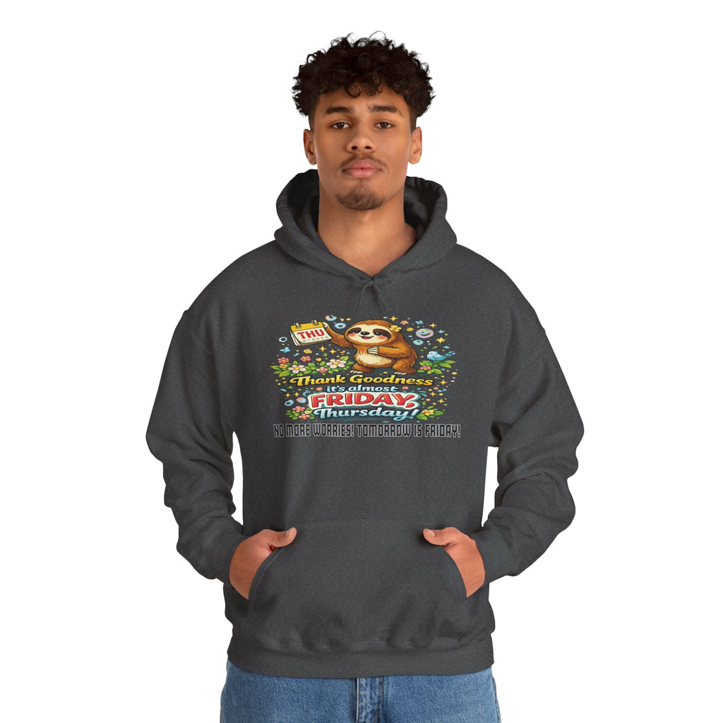 Thursday - Procrastination Sloth Series Hoodie