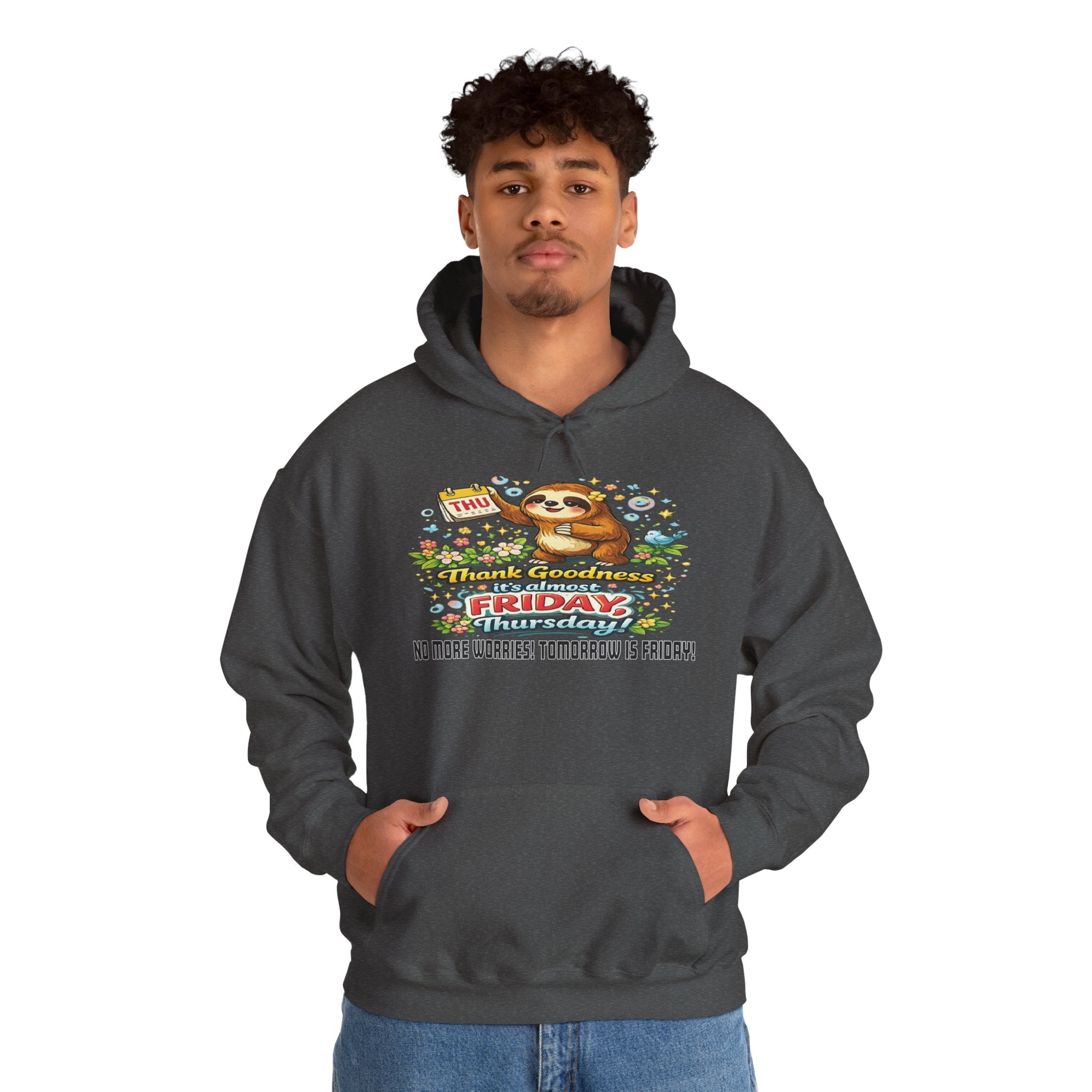 Thursday - Procrastination Sloth Series Hoodie