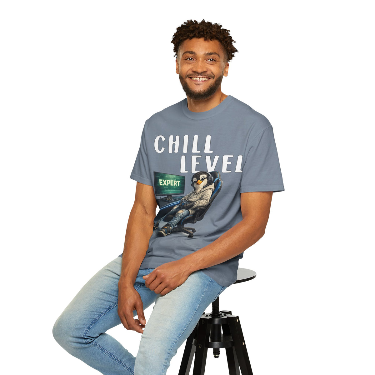 Chill Level Expert Boy T-shirt - Penguin Series
