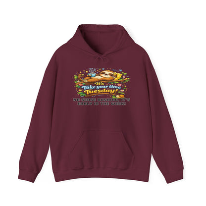 Tuesday - Procrastination Sloth Series Hoodie