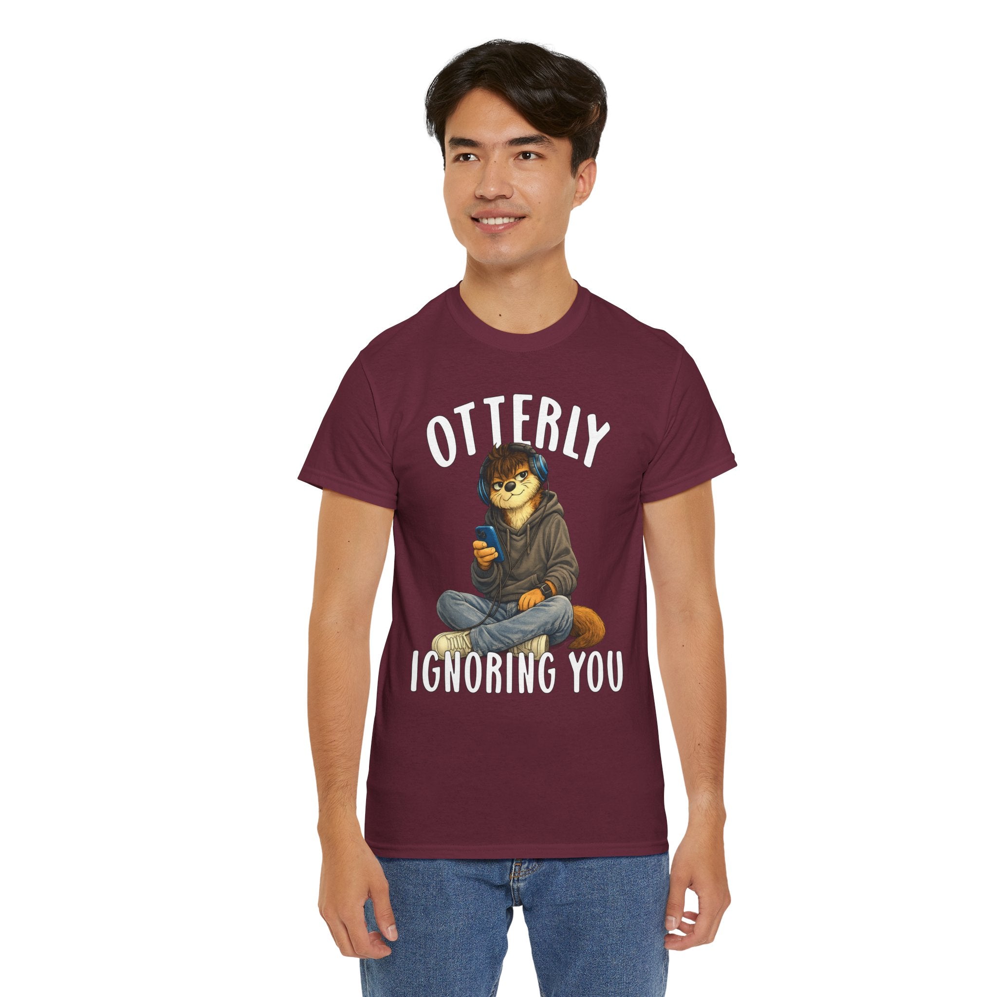 "Otterly Ignoring You" Teen Boy Tee - Otter Series