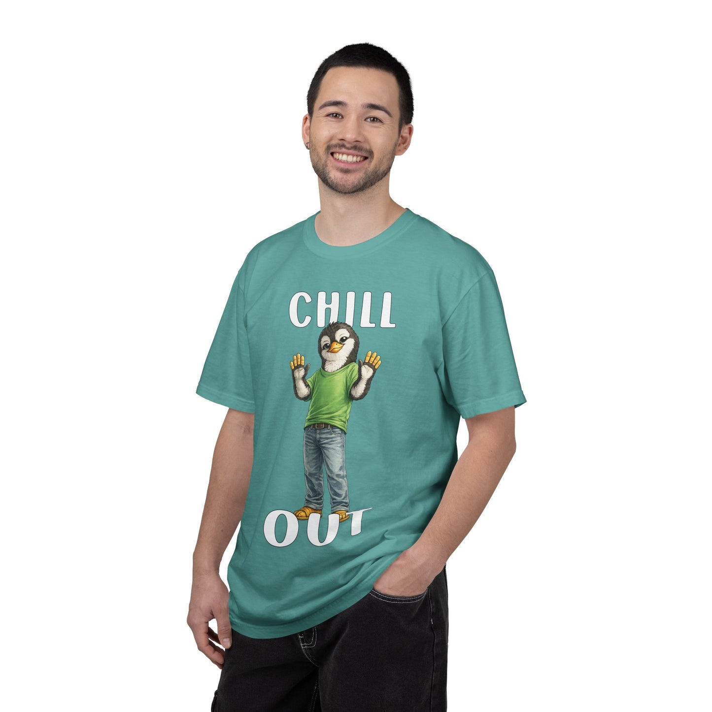 Chill Out Boy T-shirt - Penguin Series