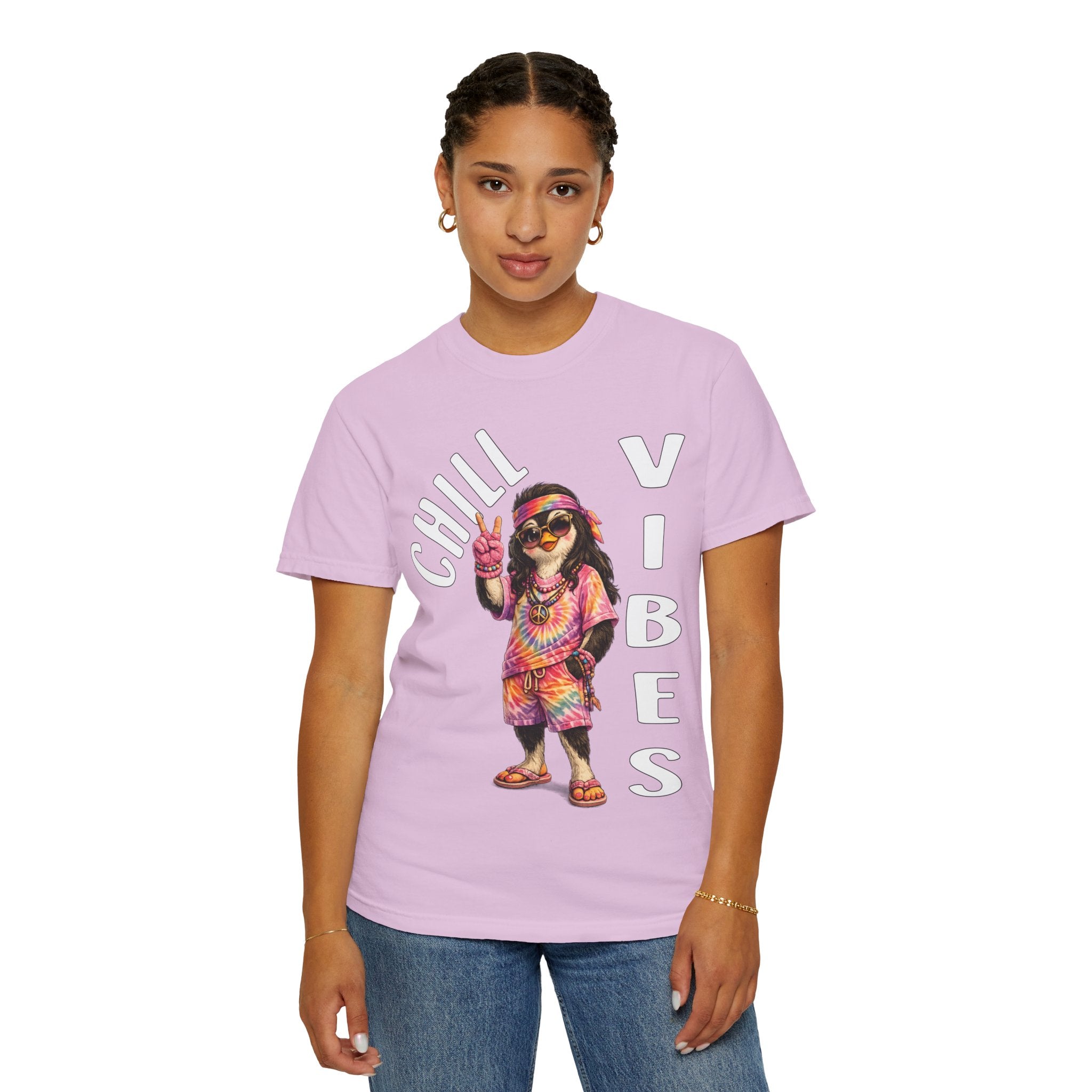 Chill Vibes Girl T-shirt - Penguin Series