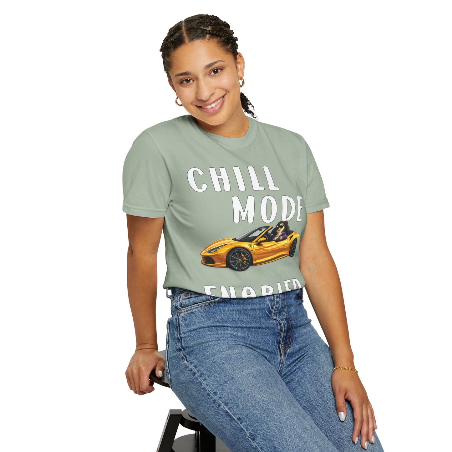 Chill Mode Enabled Girl T-shirt - Penguin Series