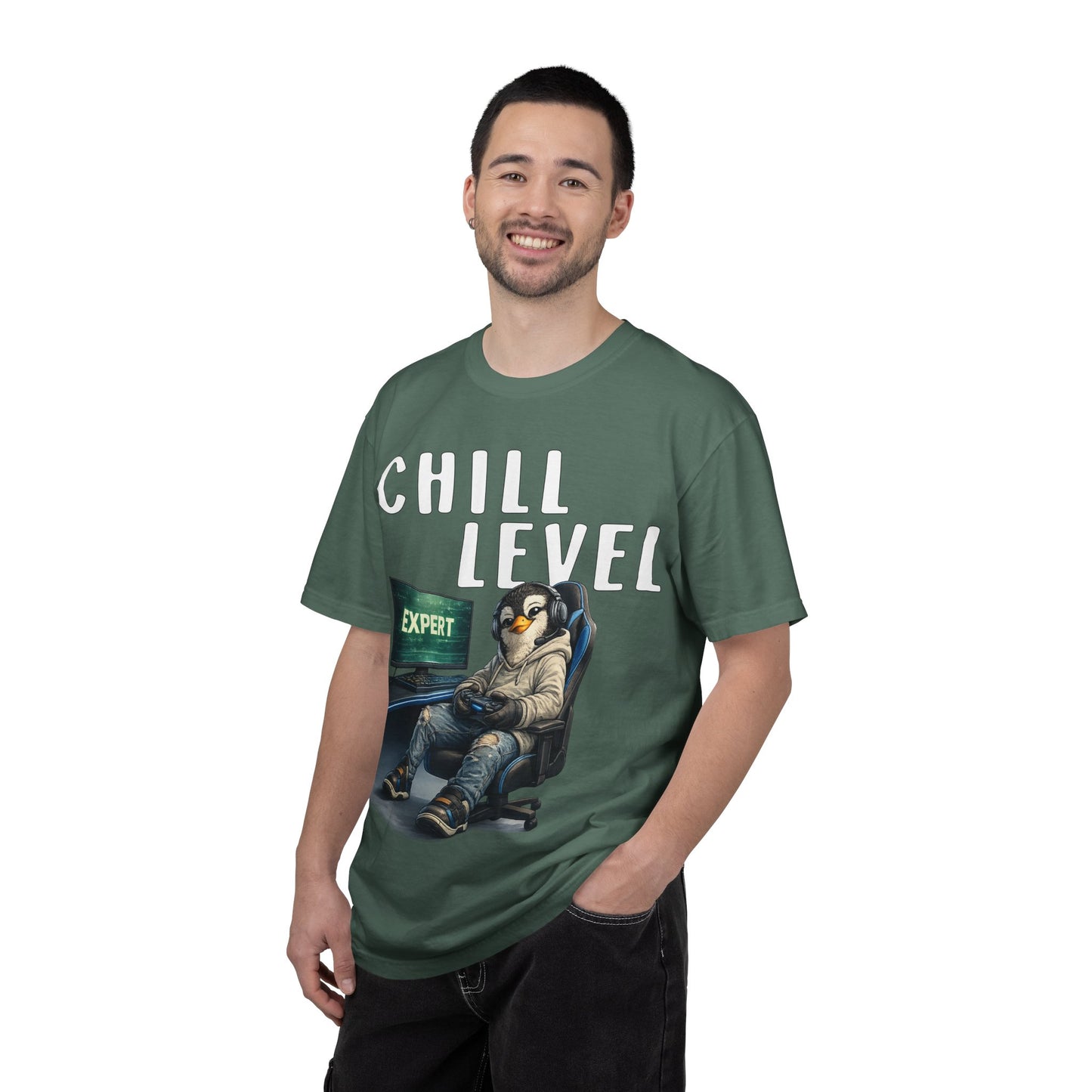 Chill Level Expert T-shirt - Penguin Series