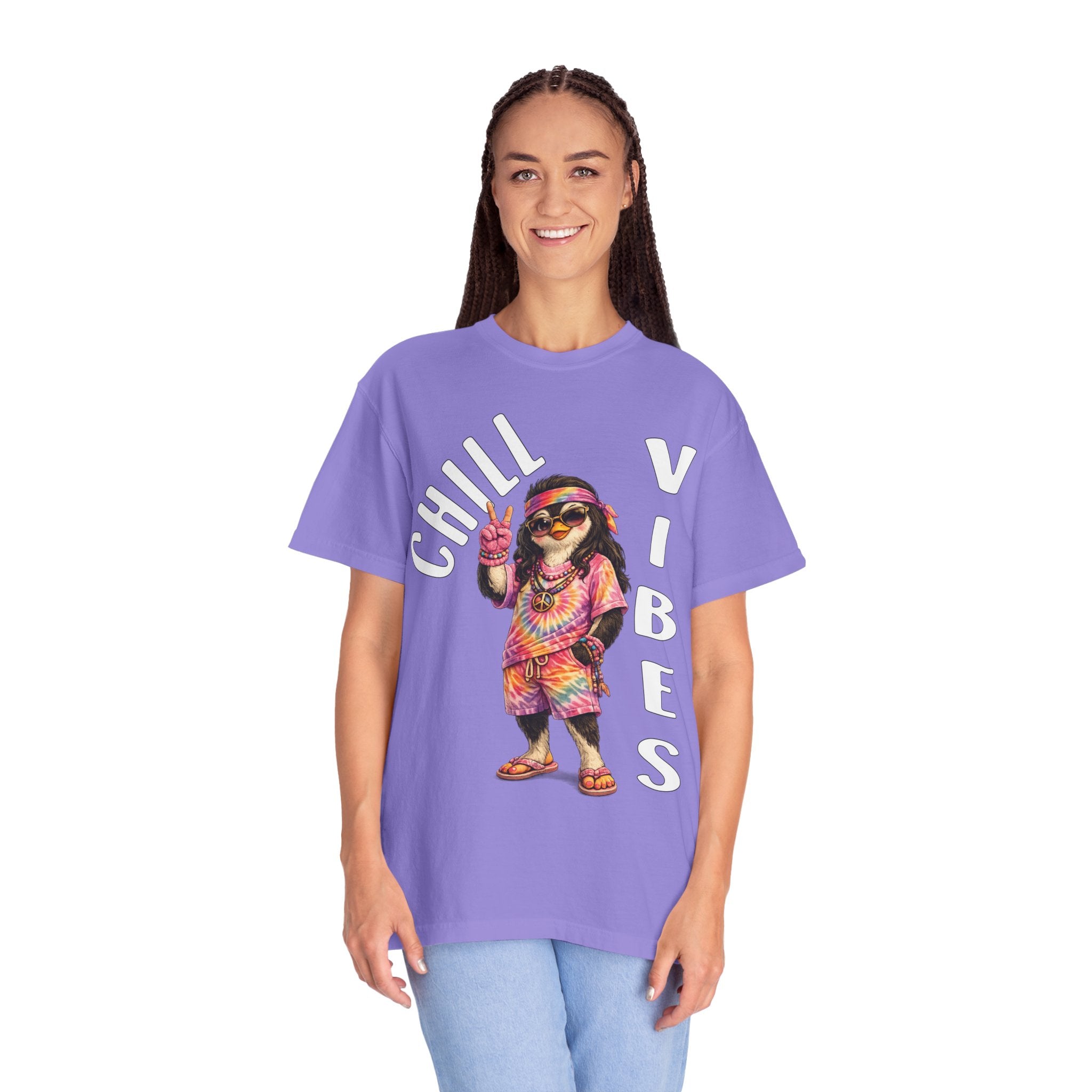 Chill Vibes Girl T-shirt - Penguin Series