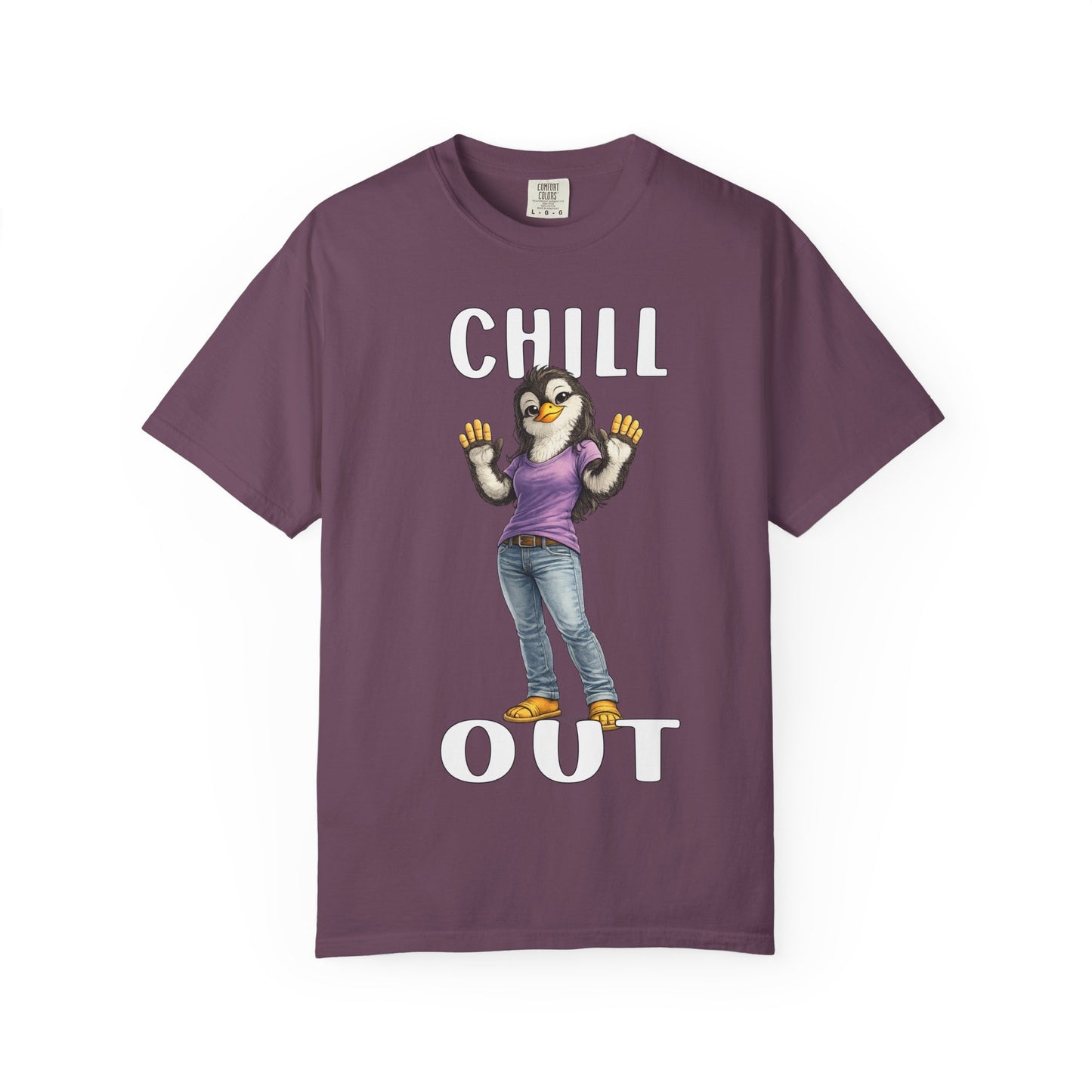 Chill Out Girl T-shirt - Penguin Series