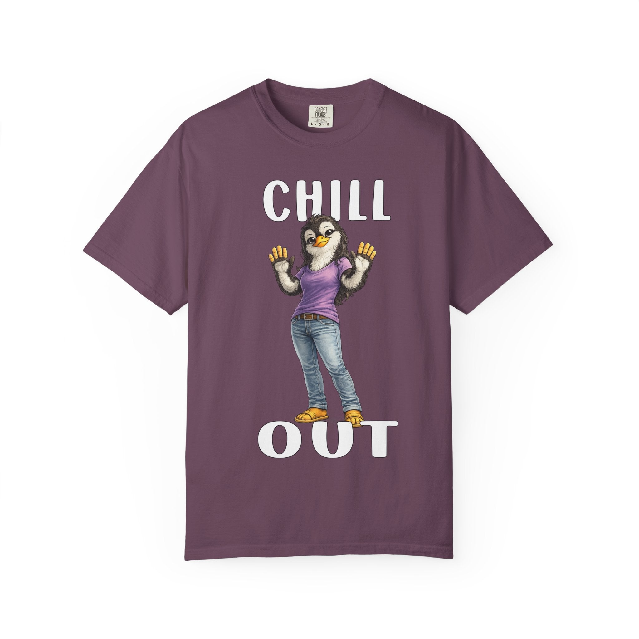 Chill Out Girl T-shirt - Penguin Series