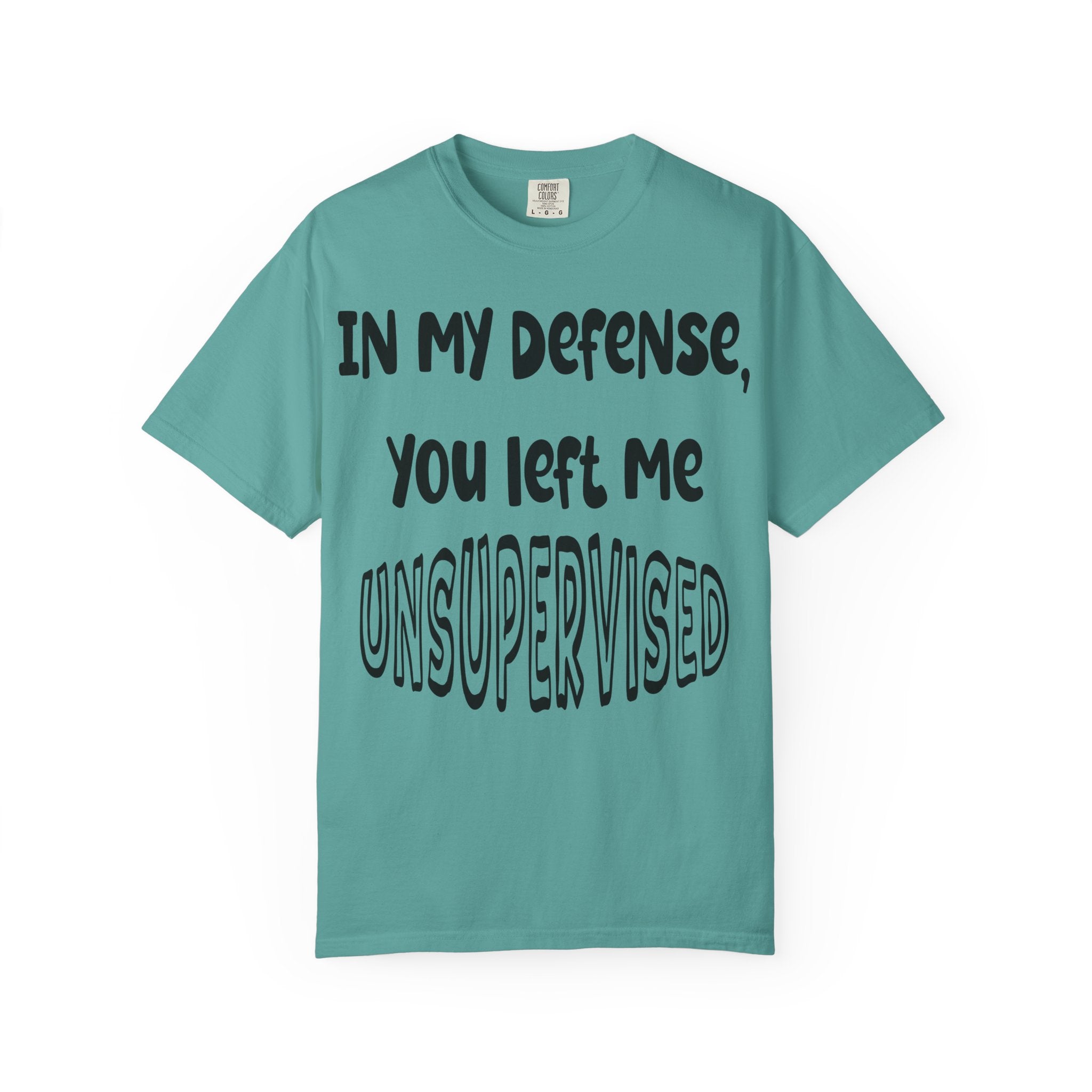 In My Defense I Was Left Unsupervised T-shirt