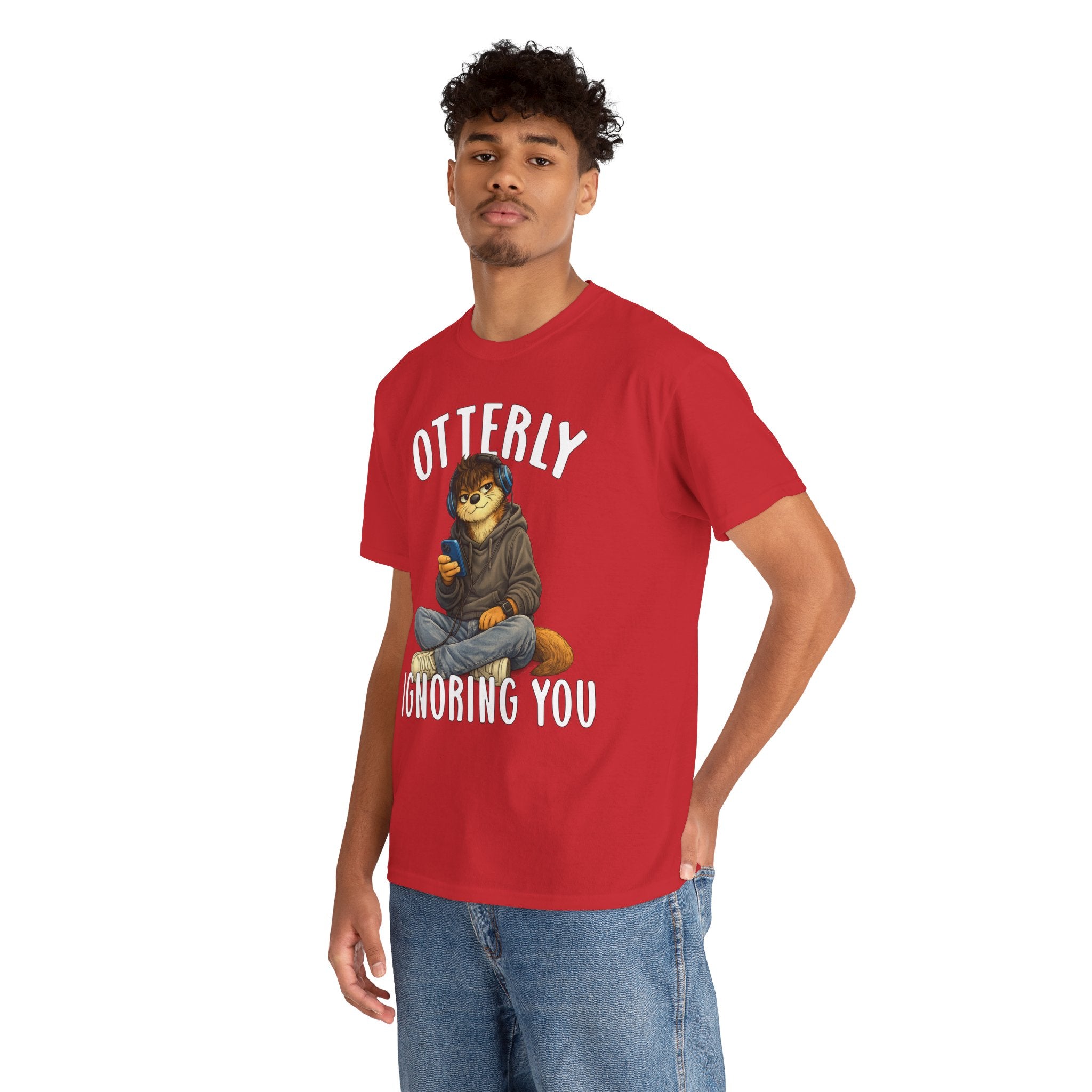 "Otterly Ignoring You" Teen Boy Tee - Otter Series