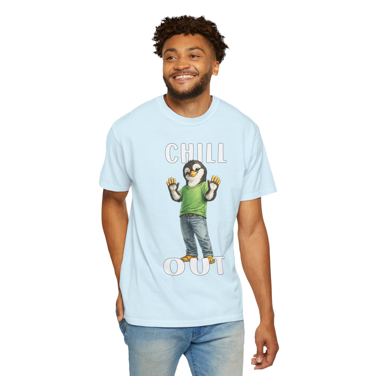 Chill Out Boy T-shirt - Penguin Series