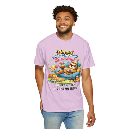 Saturday - Procrastination Sloth Series T-shirt