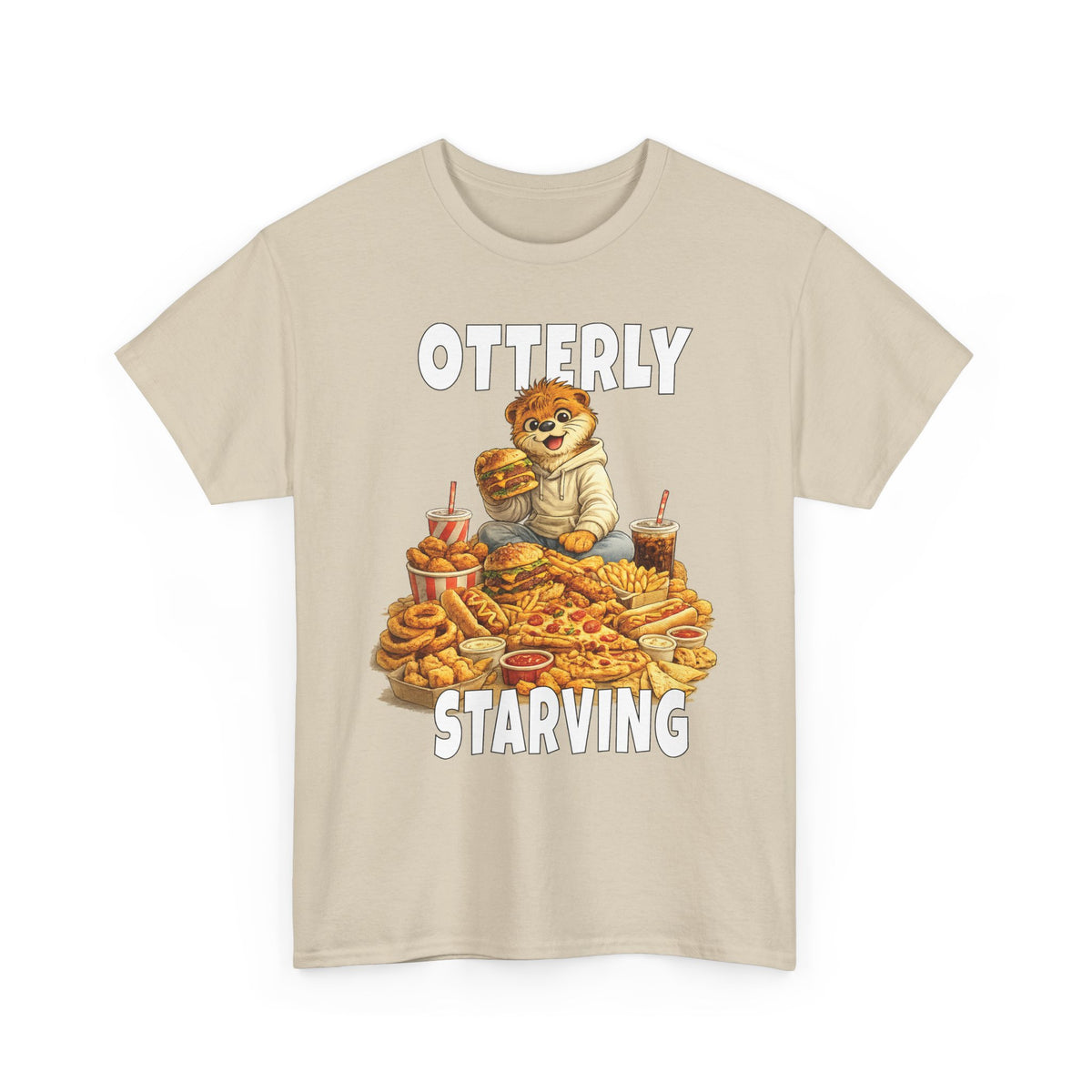"Otterly Starving" Tee - Otter Series