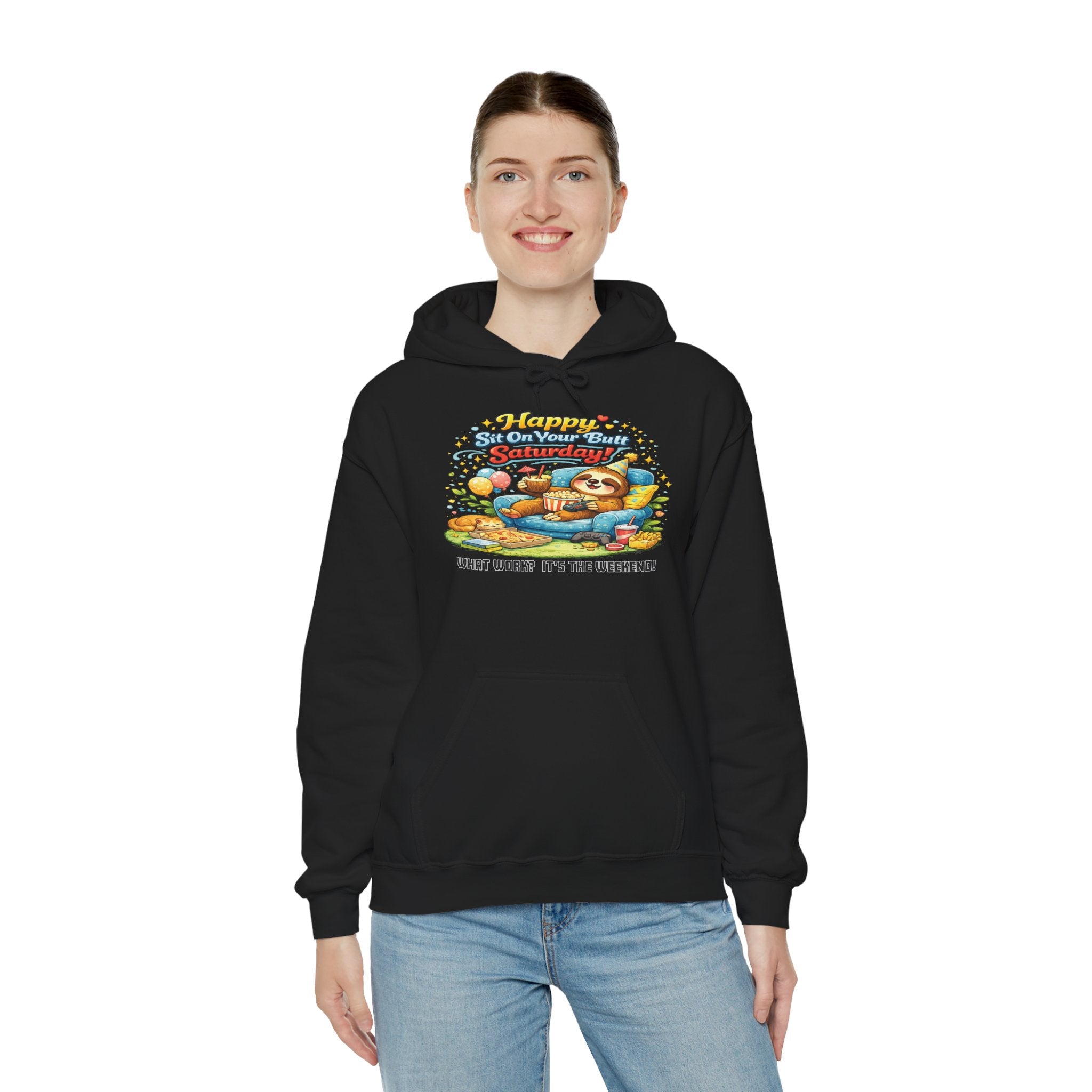 Saturday - Procrastination Sloth Series Hoodie