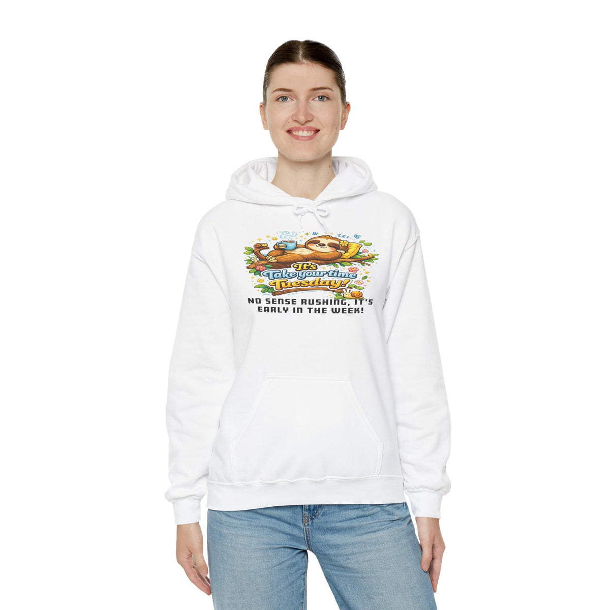 Tuesday - Procrastination Sloth Series Hoodie