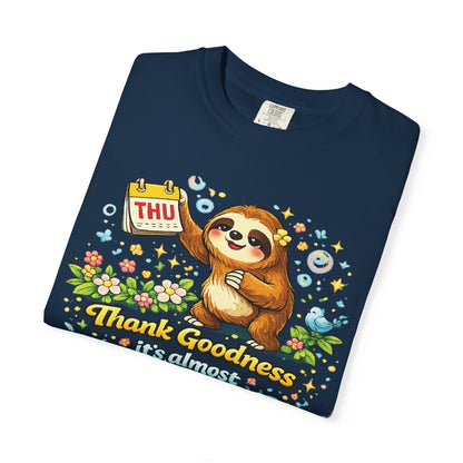 Thursday - Procrastination Sloth Series T-shirt