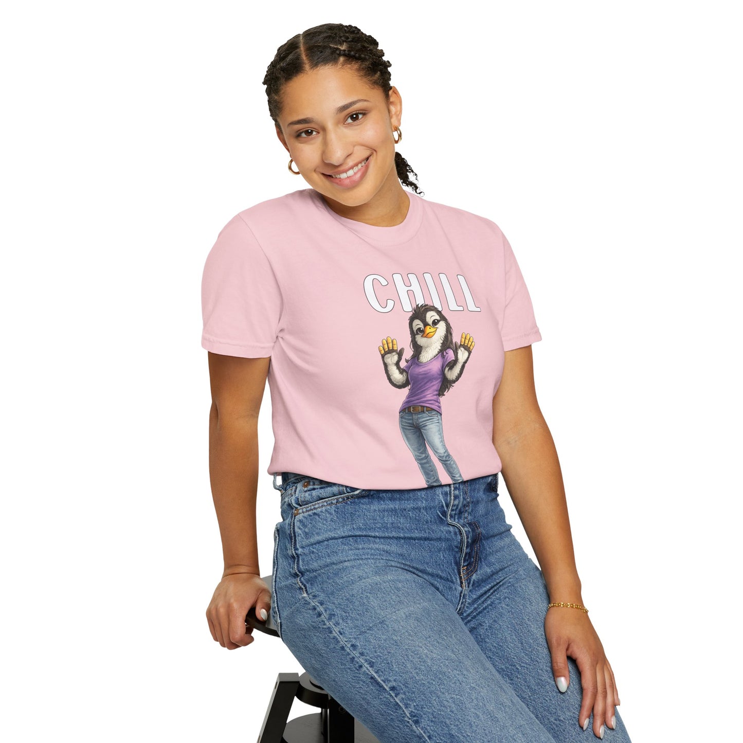 Chill Out Girl T-shirt - Penguin Series