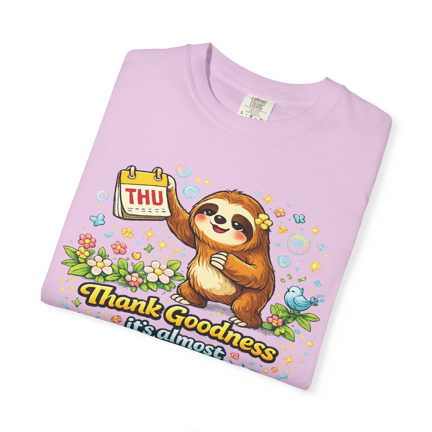 Thursday - Procrastination Sloth Series T-shirt