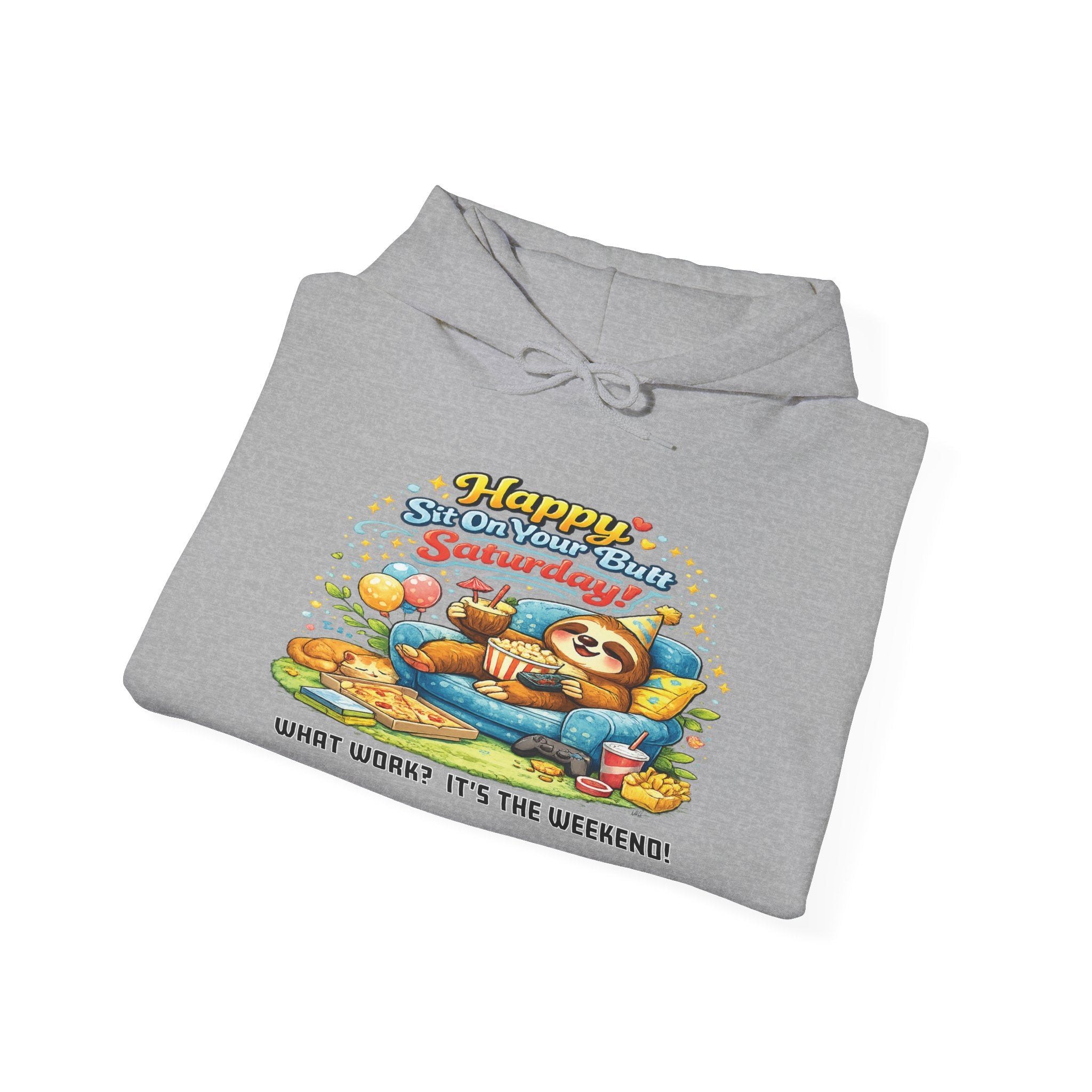 Saturday - Procrastination Sloth Series Hoodie