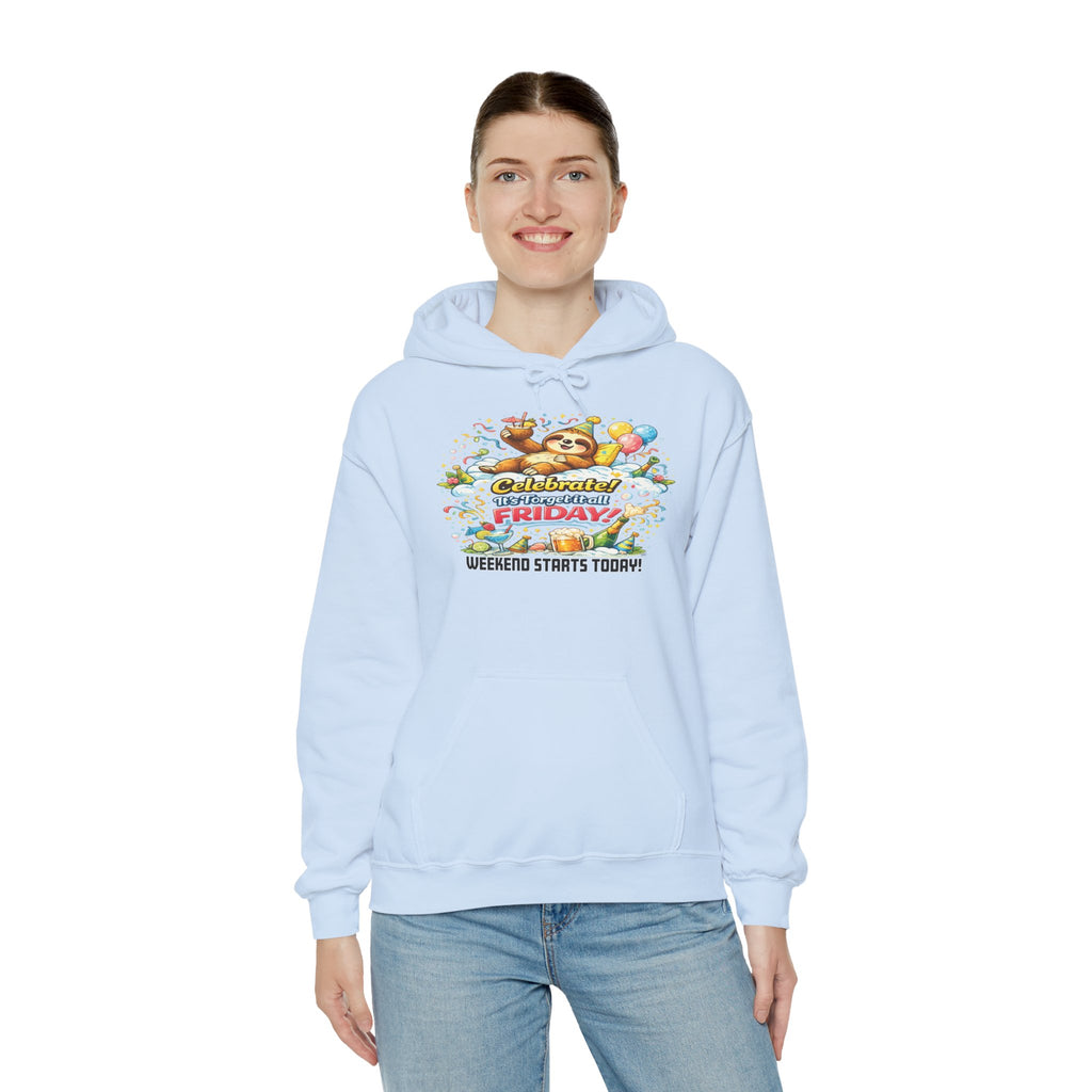 Friday - Procrastination Sloth Series Hoodie
