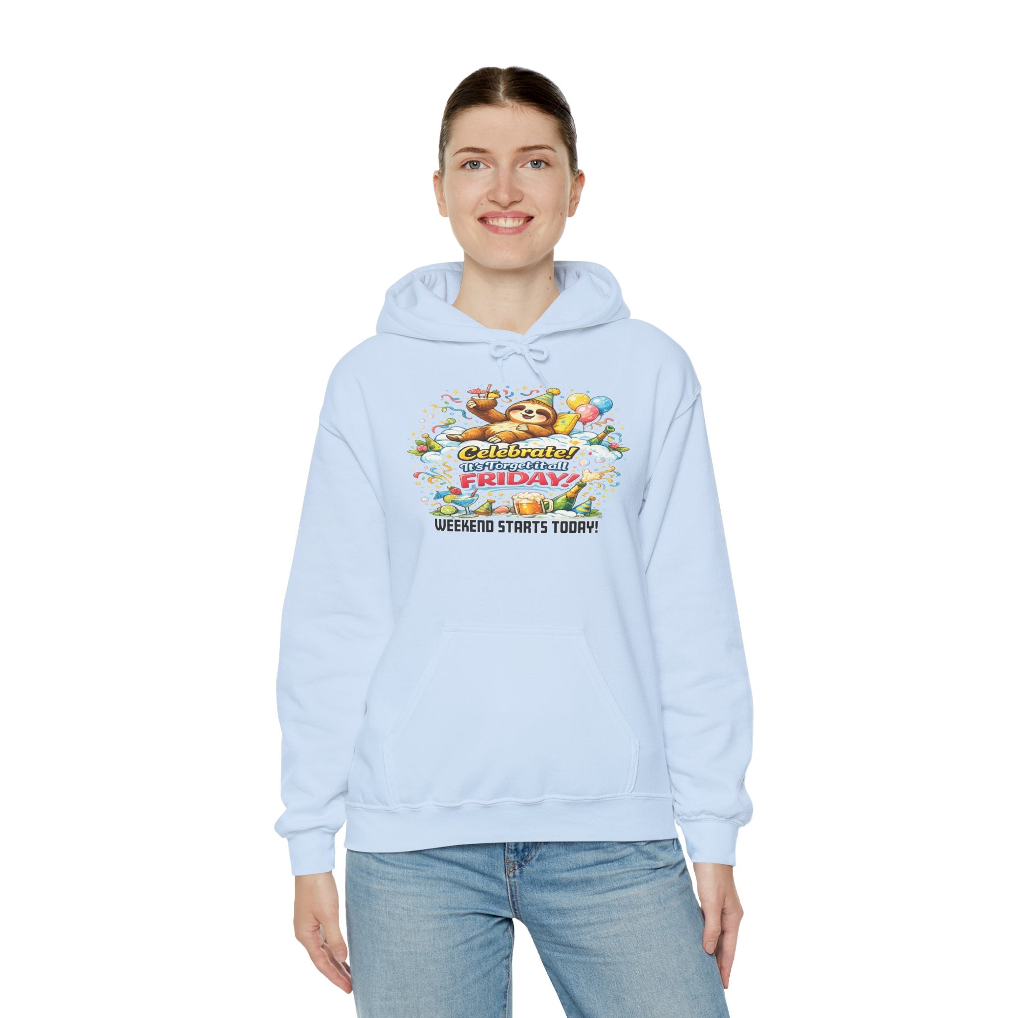 Friday - Procrastination Sloth Series Hoodie