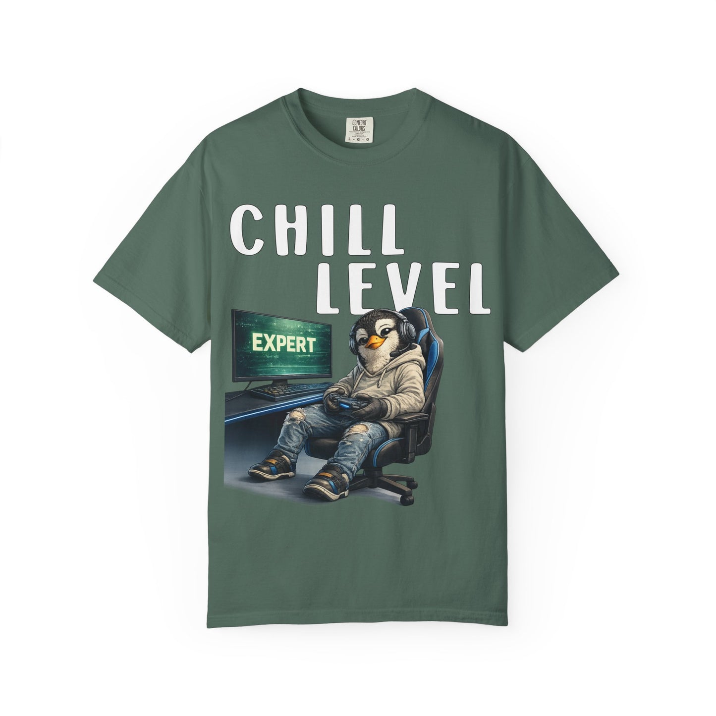 Chill Level Expert T-shirt - Penguin Series