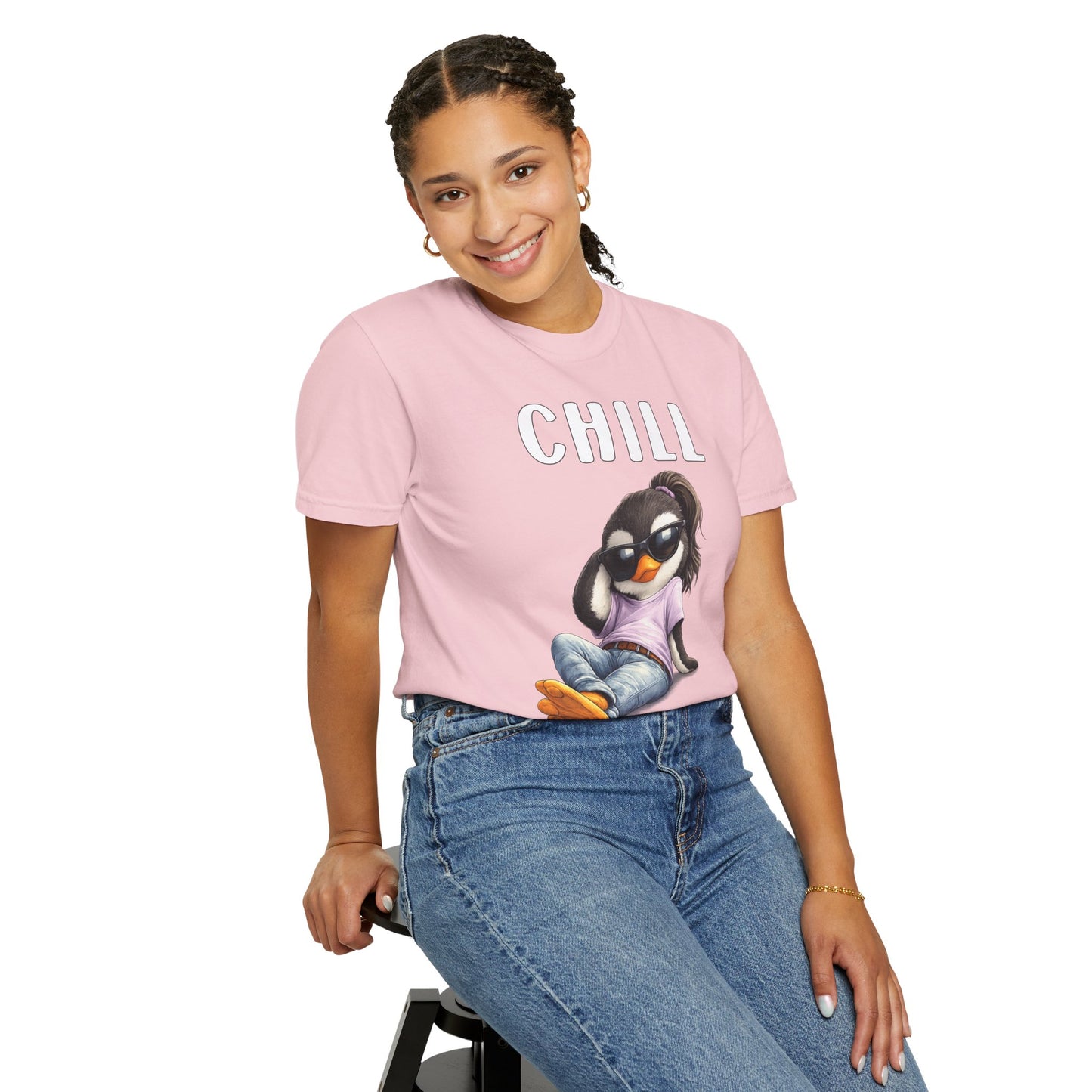 Chill Happens Girl T-shirt - Penguin Series