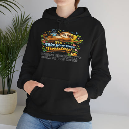 Tuesday - Procrastination Sloth Series Hoodie