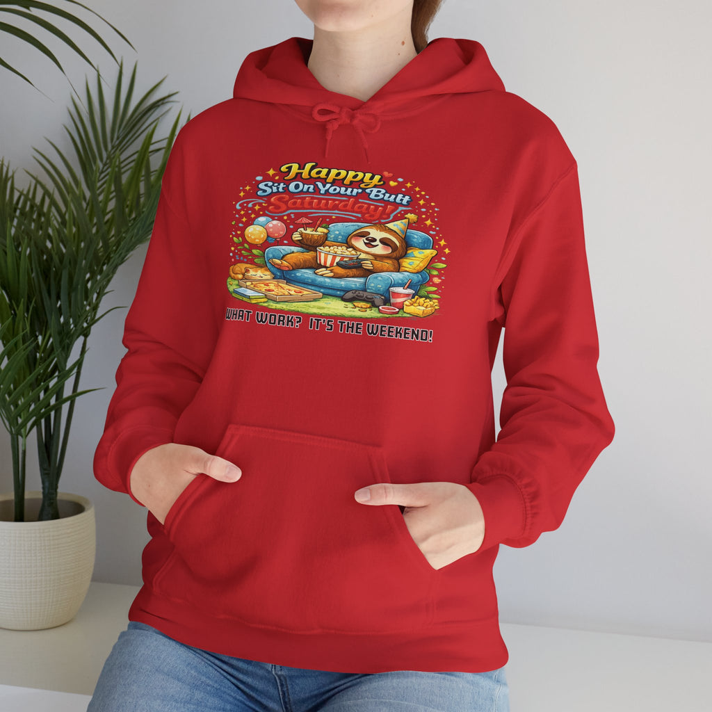 Saturday - Procrastination Sloth Series Hoodie