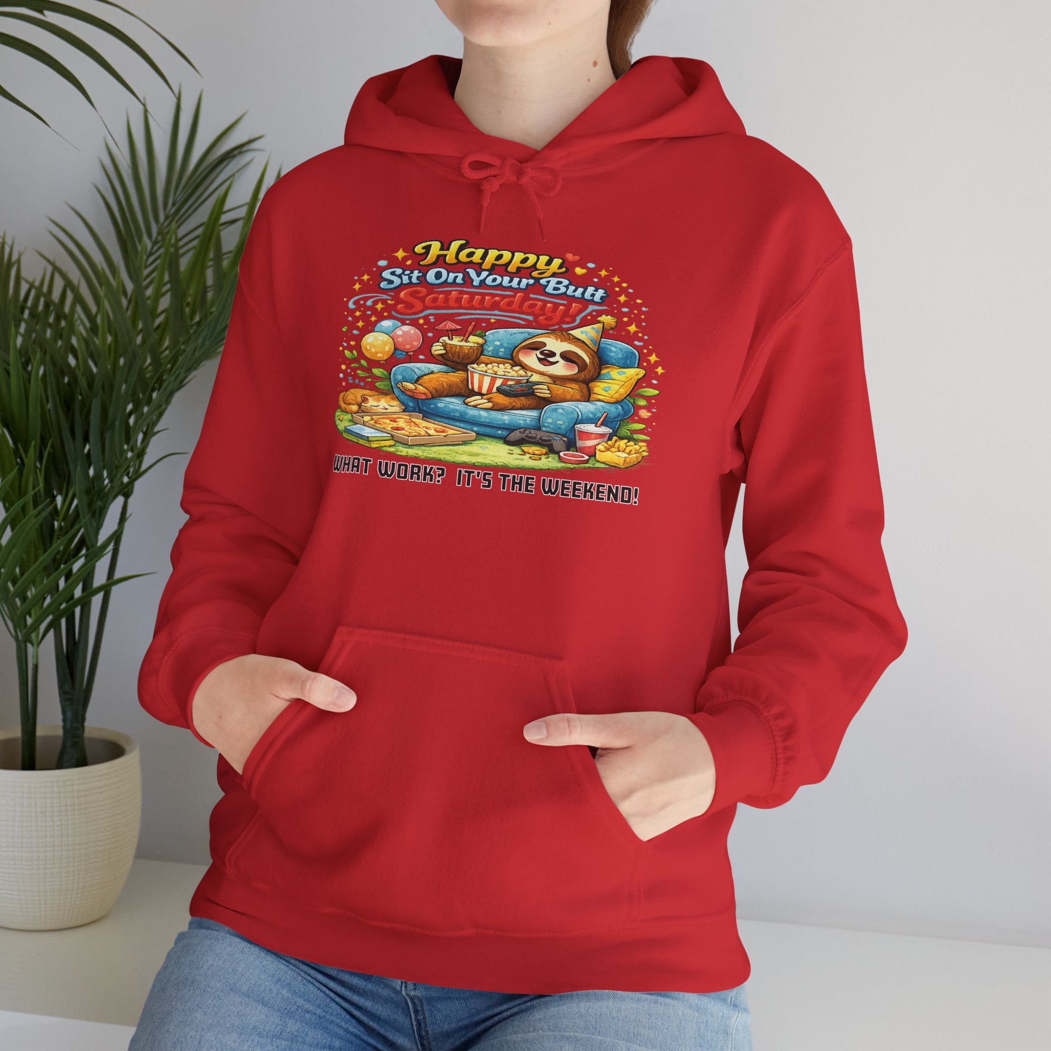 Saturday - Procrastination Sloth Series Hoodie
