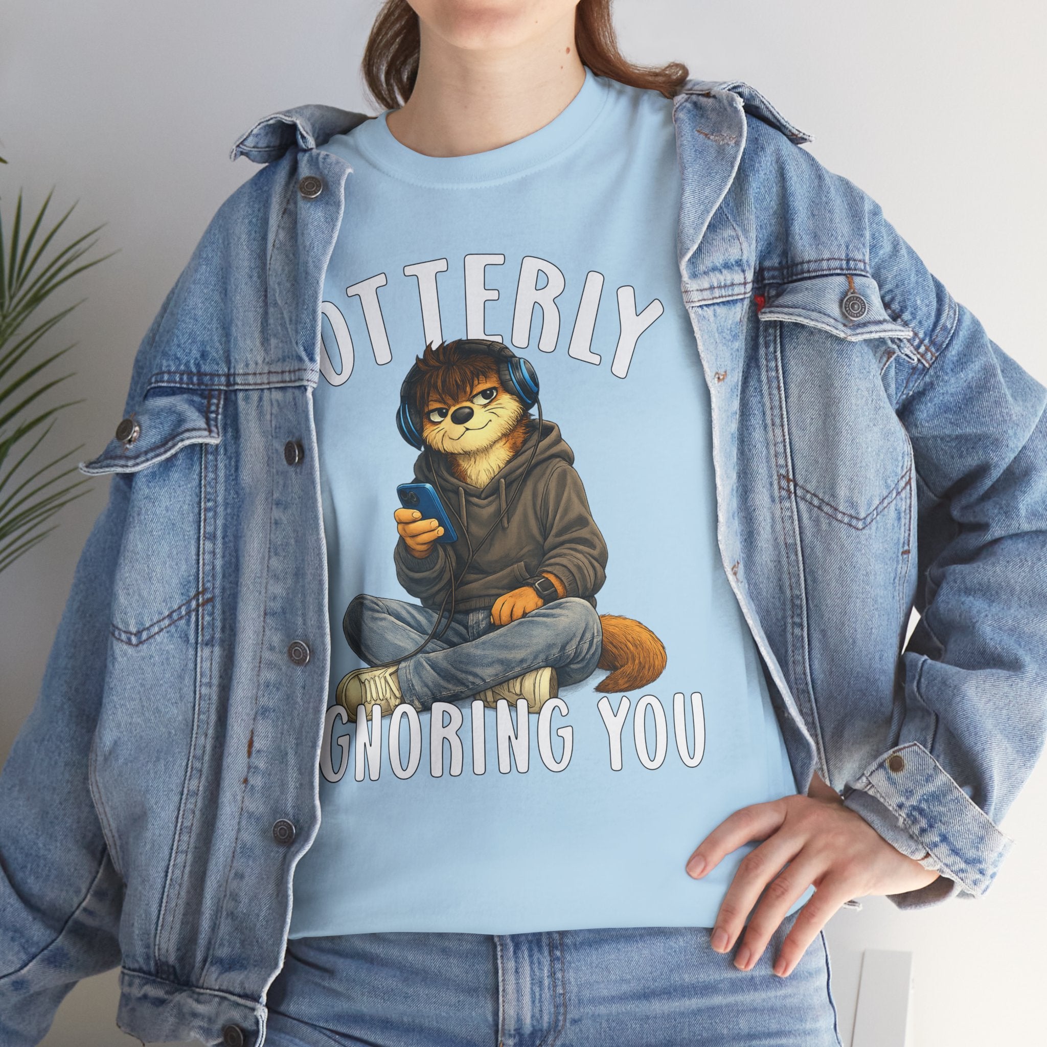 "Otterly Ignoring You" Teen Boy Tee - Otter Series