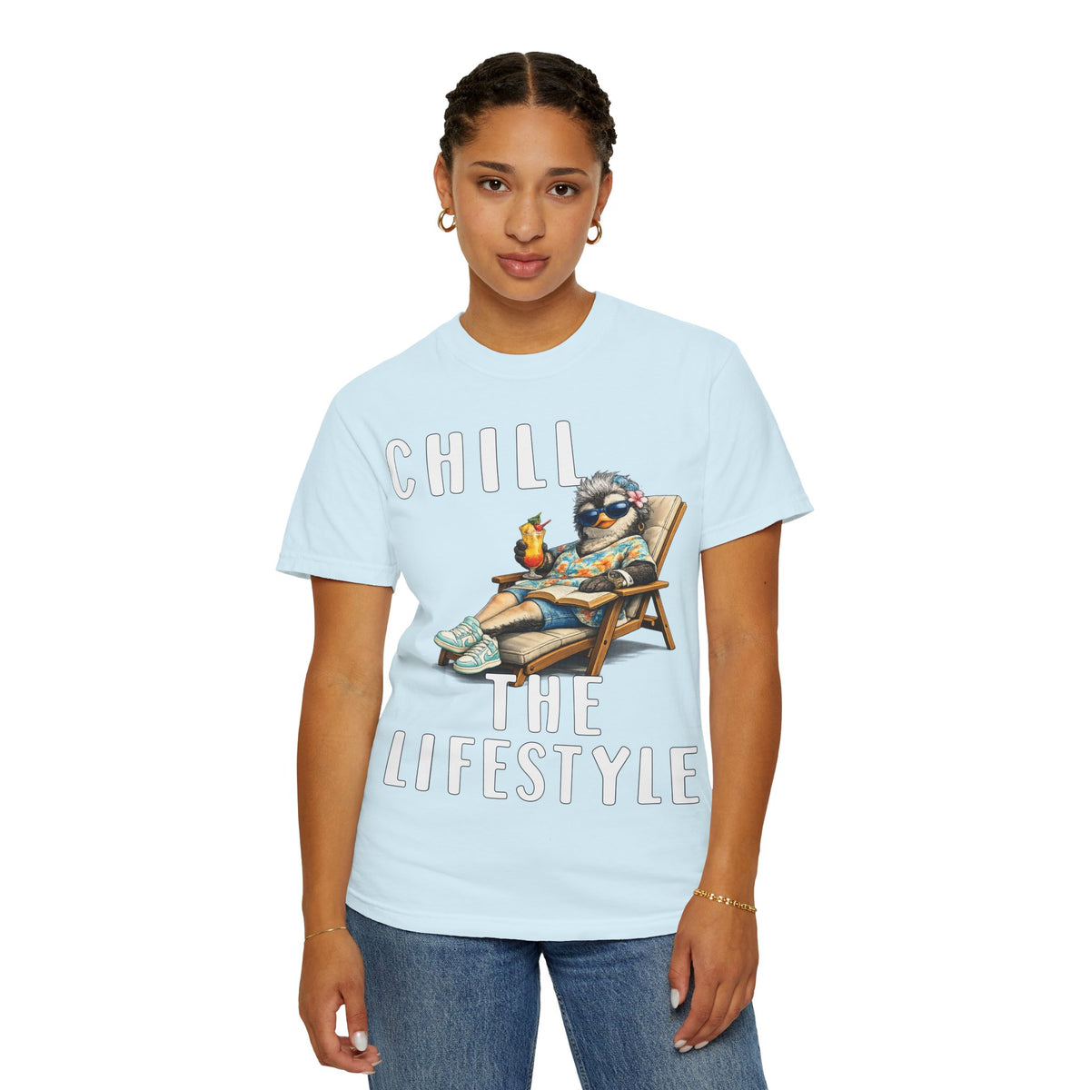 Chill The Lifestyle Grandma T-shirt - Penguin Series