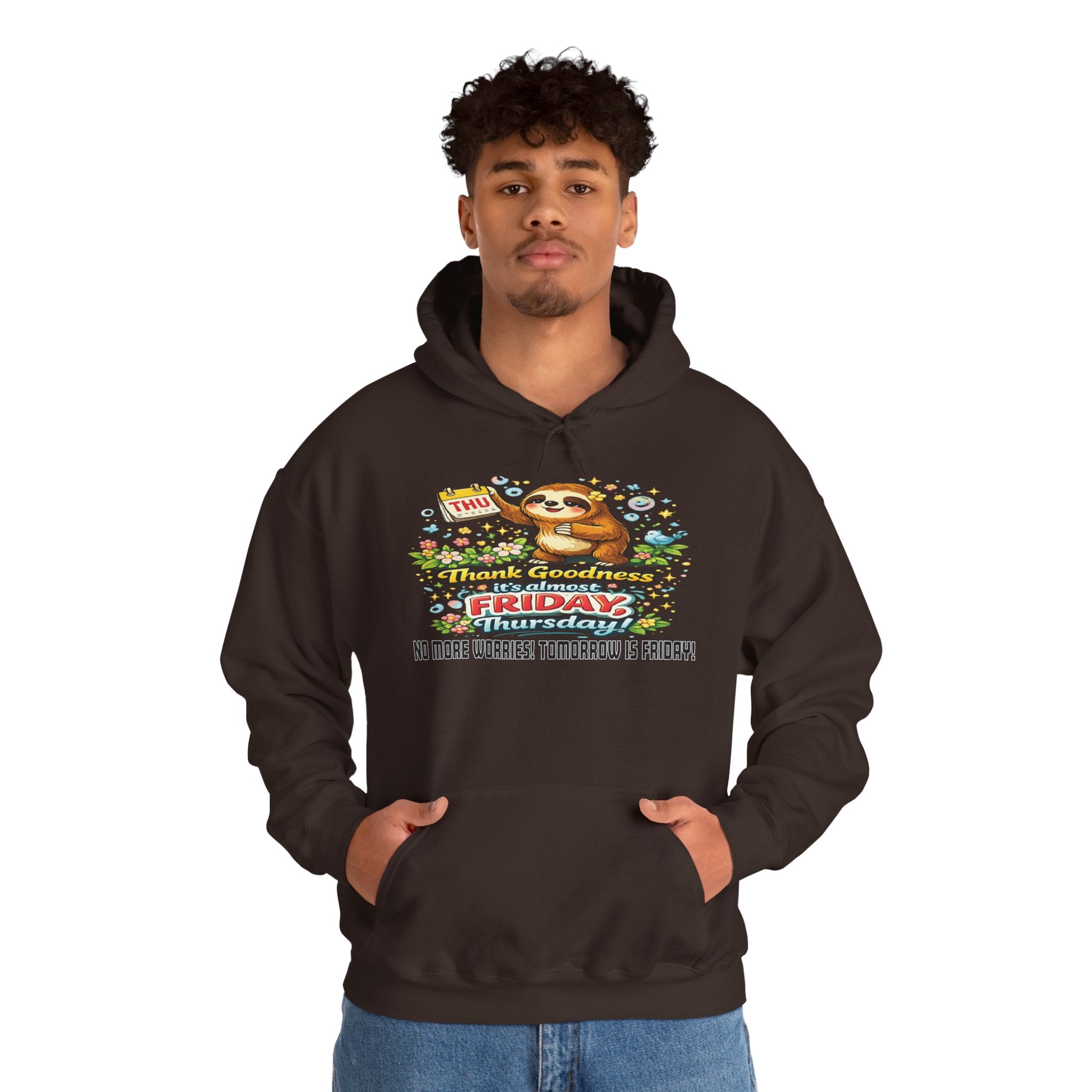 Thursday - Procrastination Sloth Series Hoodie