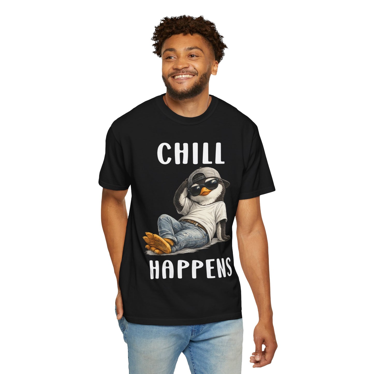 Chill Happens Boy T-shirt - Penguin Series