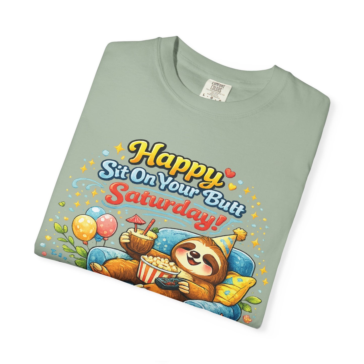 Saturday - Procrastination Sloth Series T-shirt