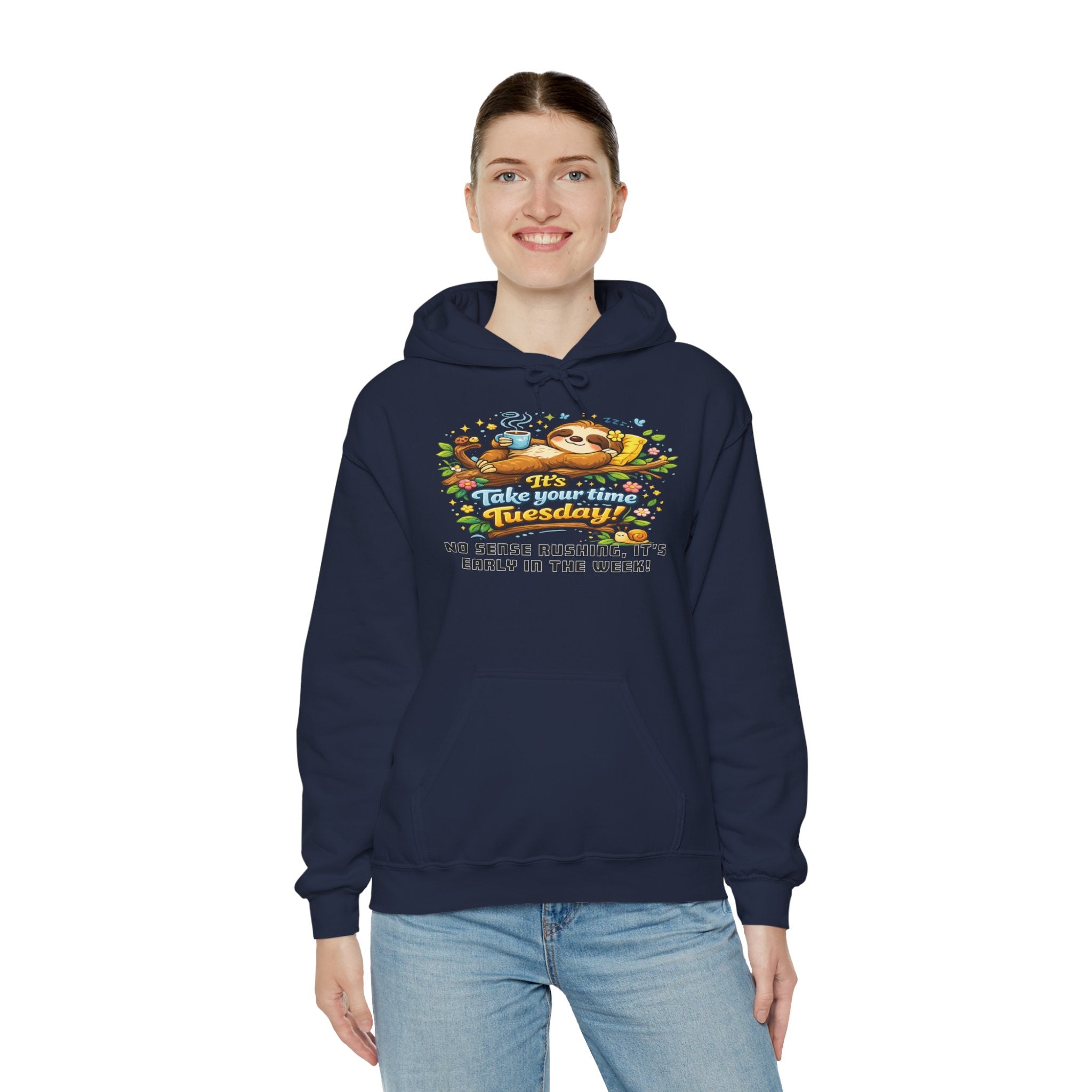 Tuesday - Procrastination Sloth Series Hoodie