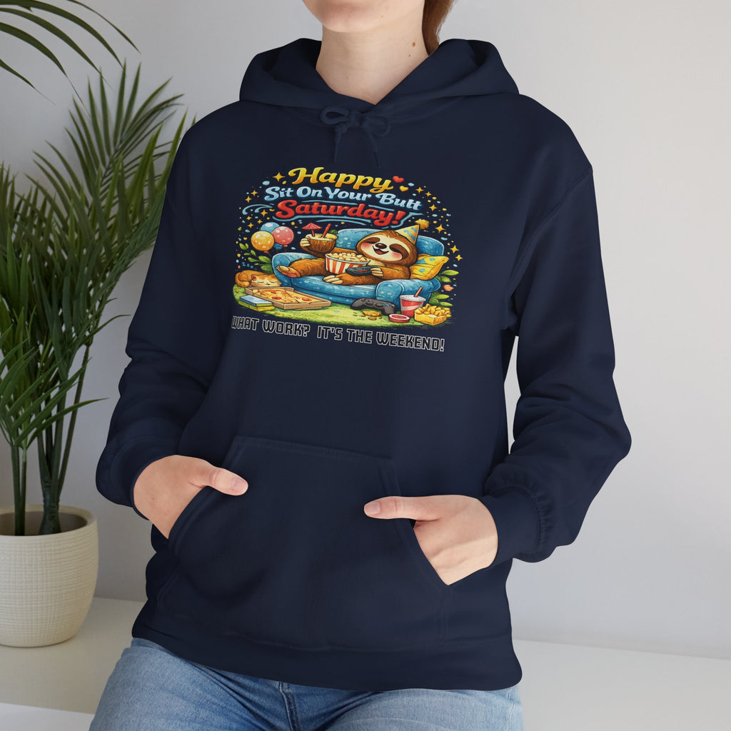 Saturday - Procrastination Sloth Series Hoodie