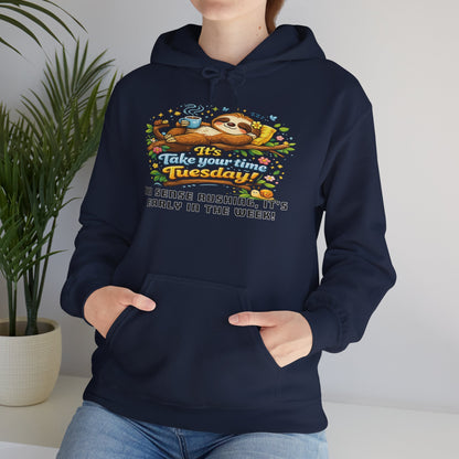 Tuesday - Procrastination Sloth Series Hoodie