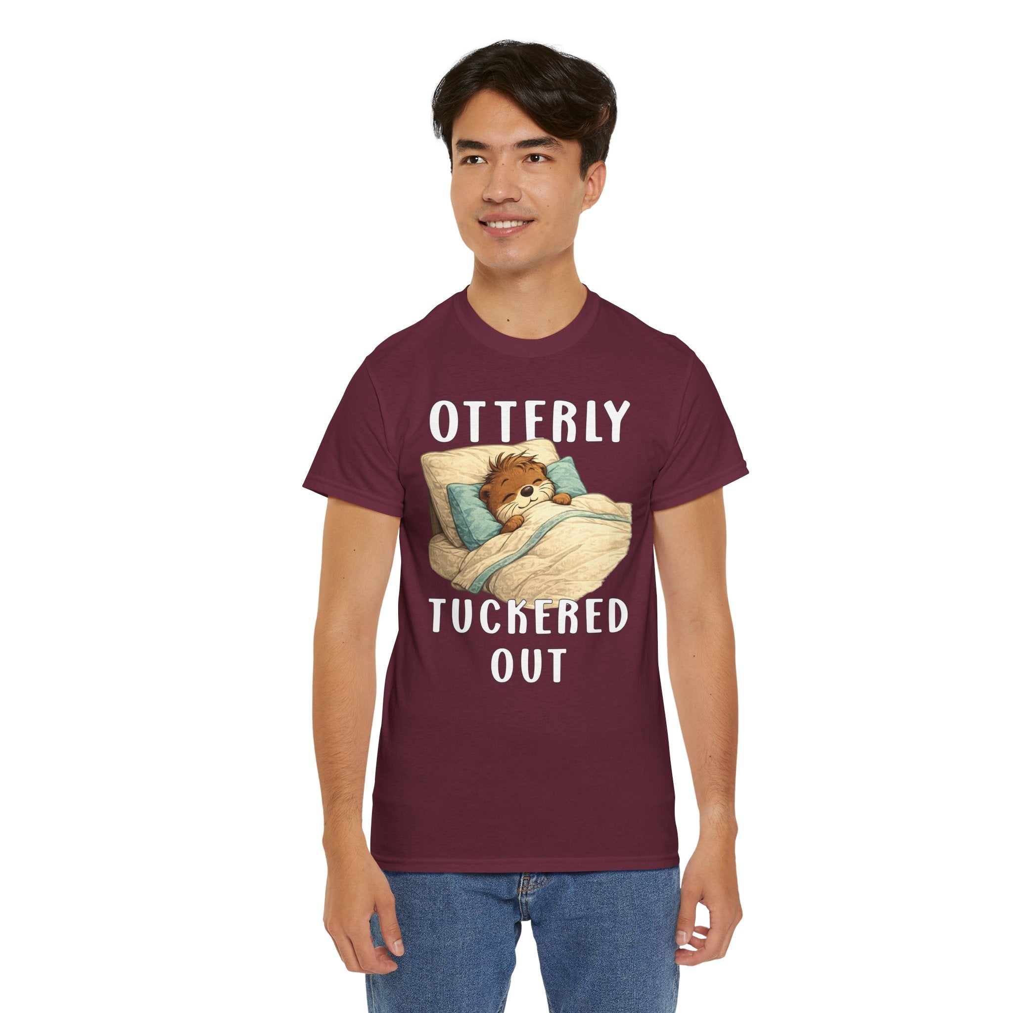 "Otterly Tuckered Out" Tee - Otter Series