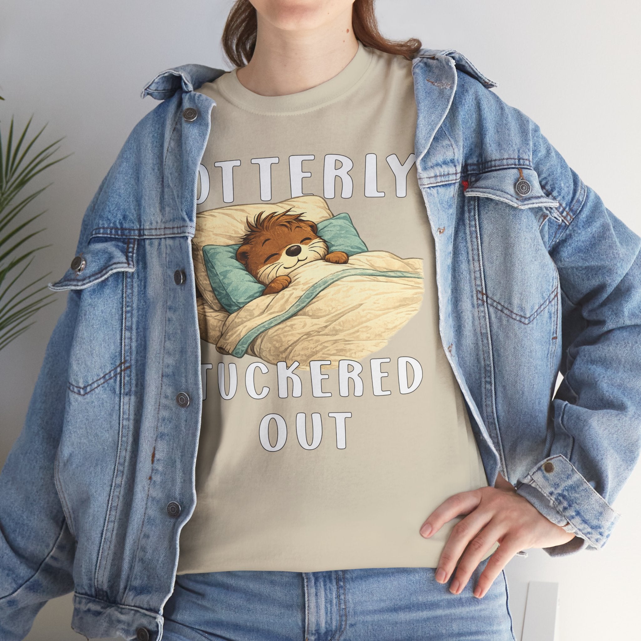 "Otterly Tuckered Out" Tee - Otter Series