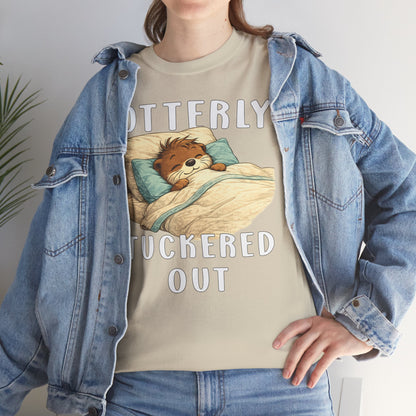 "Otterly Tuckered Out" Tee - Otter Series
