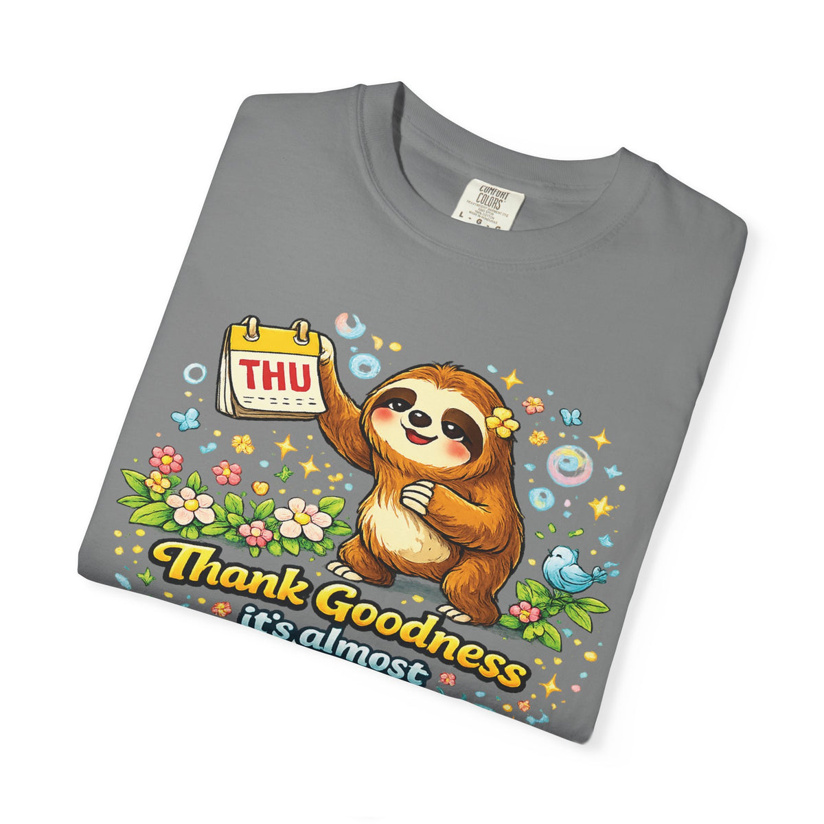 Thursday - Procrastination Sloth Series T-shirt