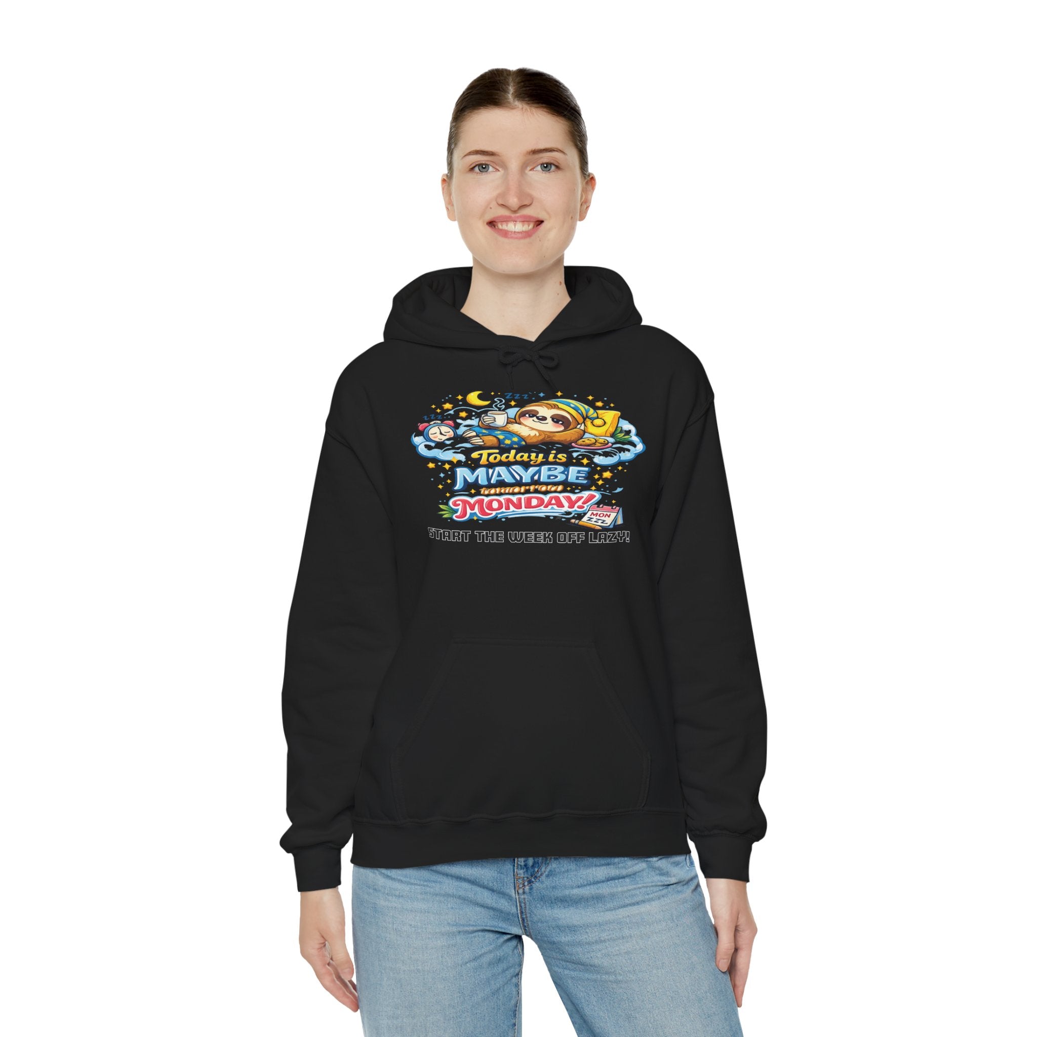 Monday - Procrastination Sloth Series Hoodie