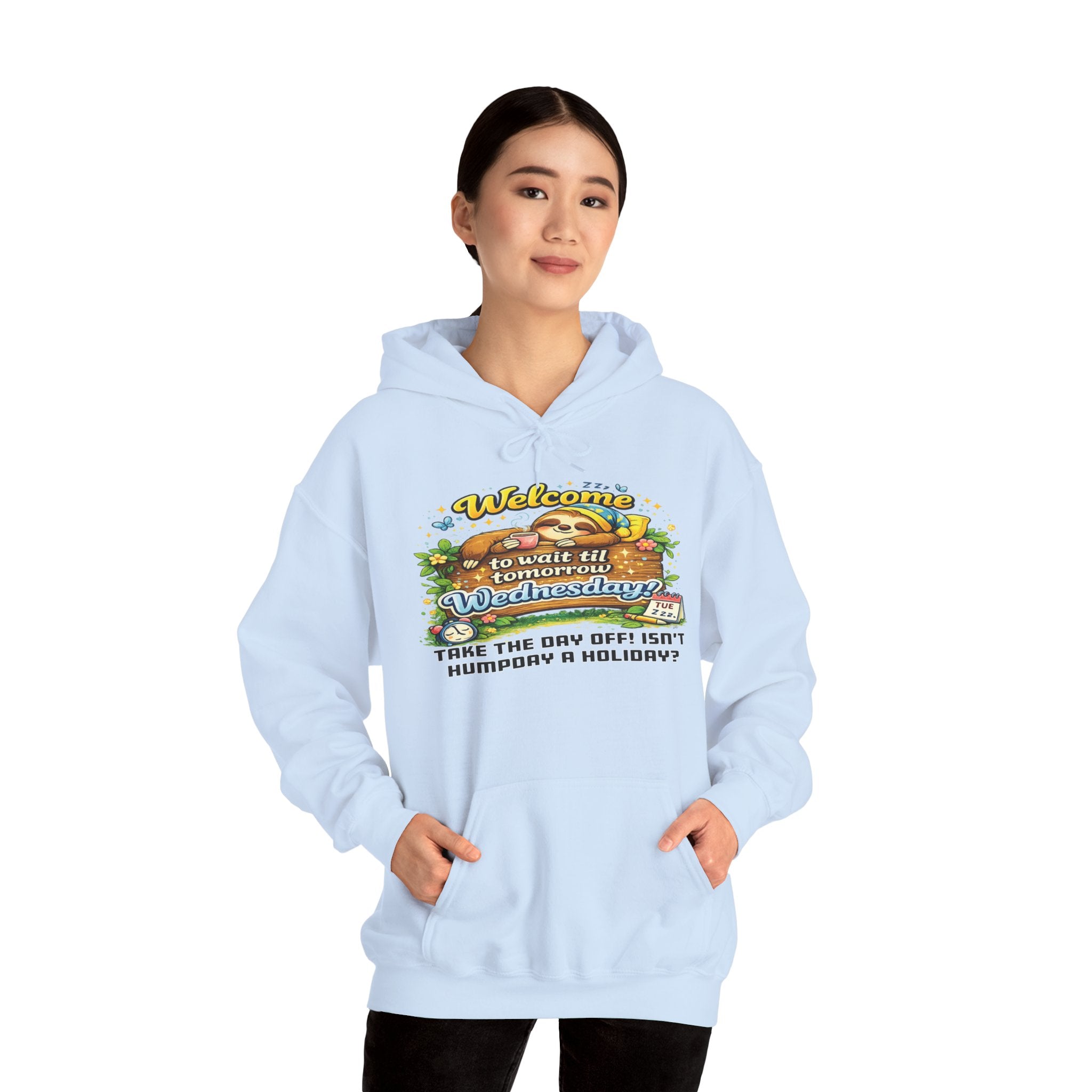 Wednesday - Procrastination Sloth Series Hoodie