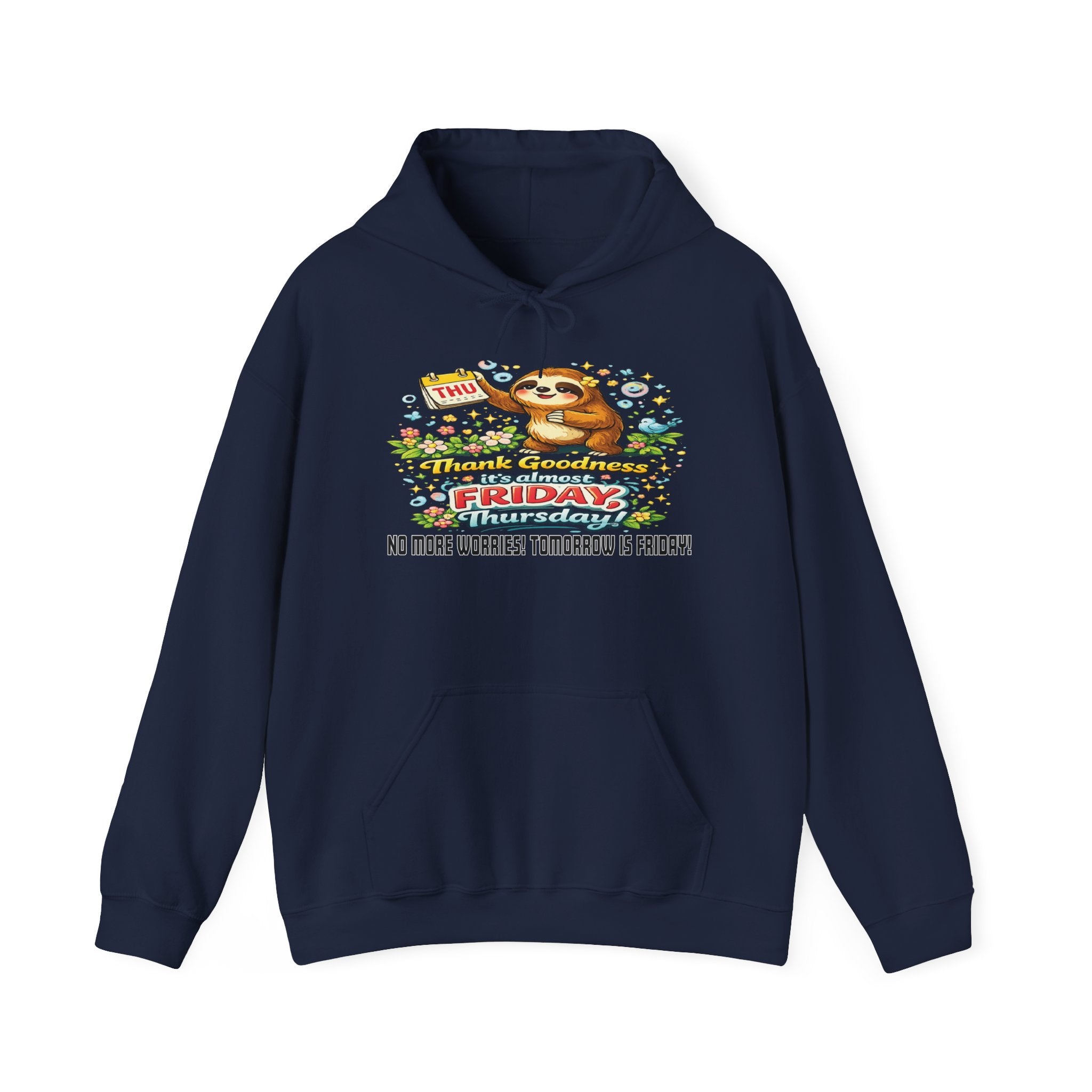 Thursday - Procrastination Sloth Series Hoodie