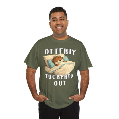 "Otterly Tuckered Out" Tee - Otter Series