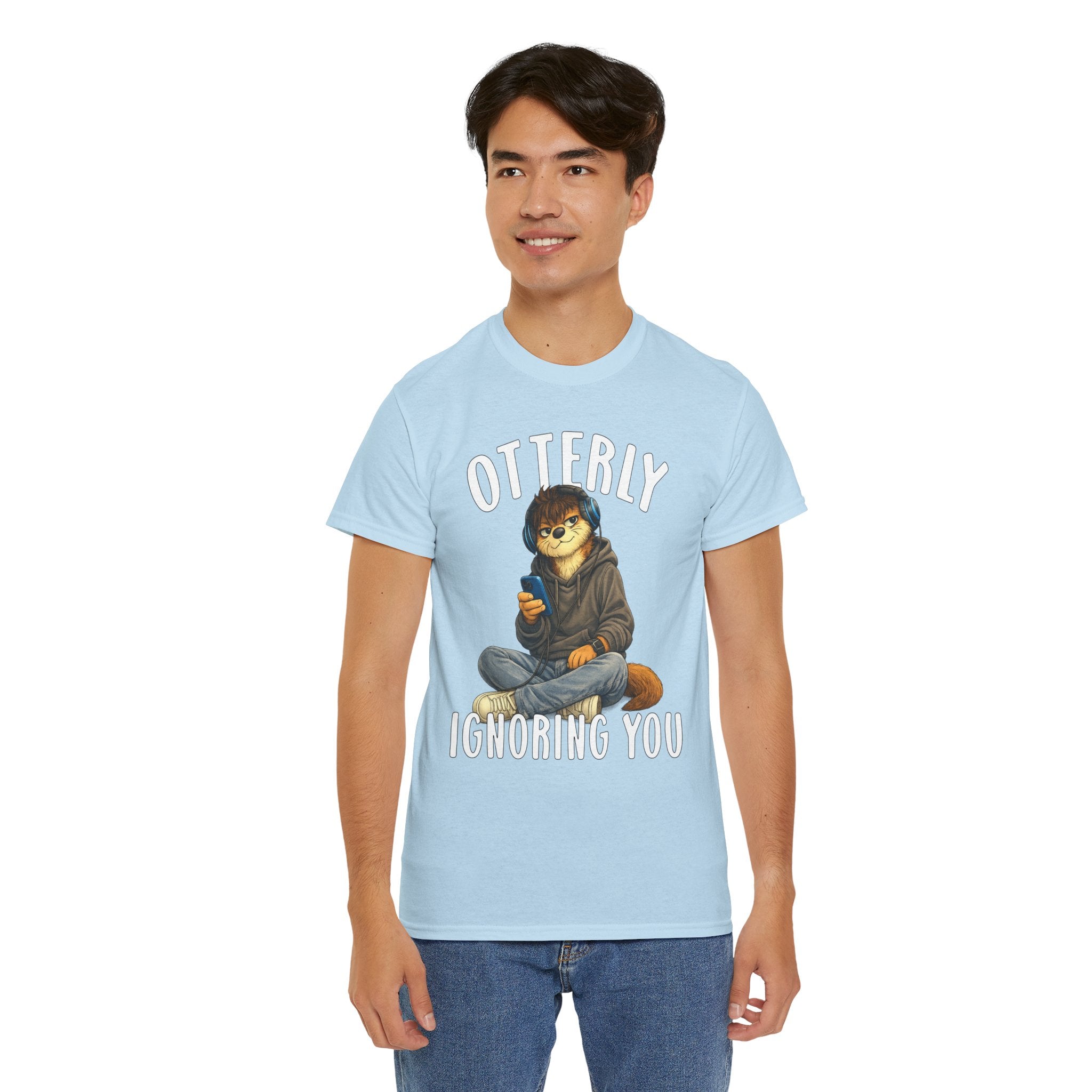 "Otterly Ignoring You" Teen Boy Tee - Otter Series